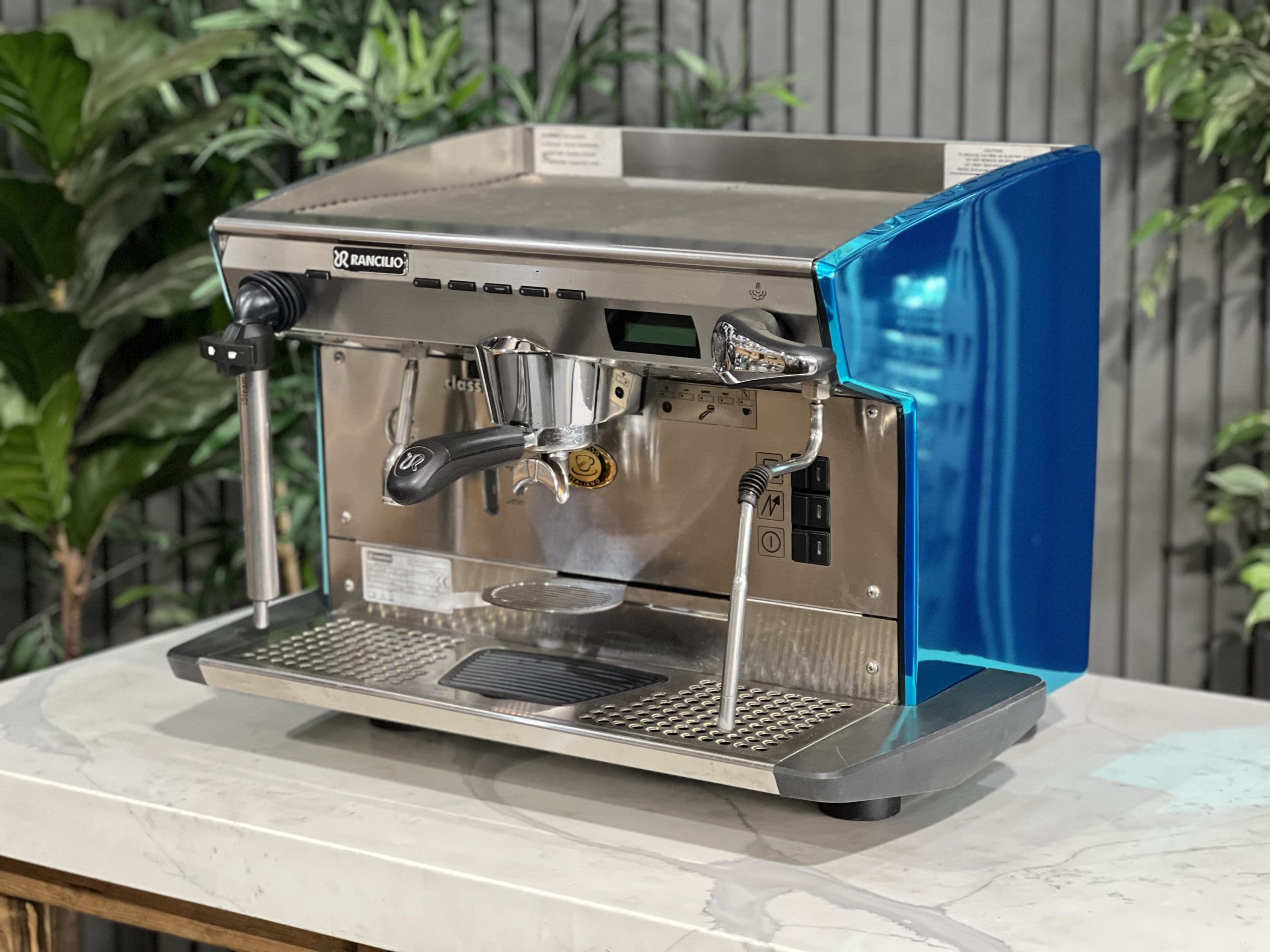 Rancilio Classe 8 1 Group Blue Chrome