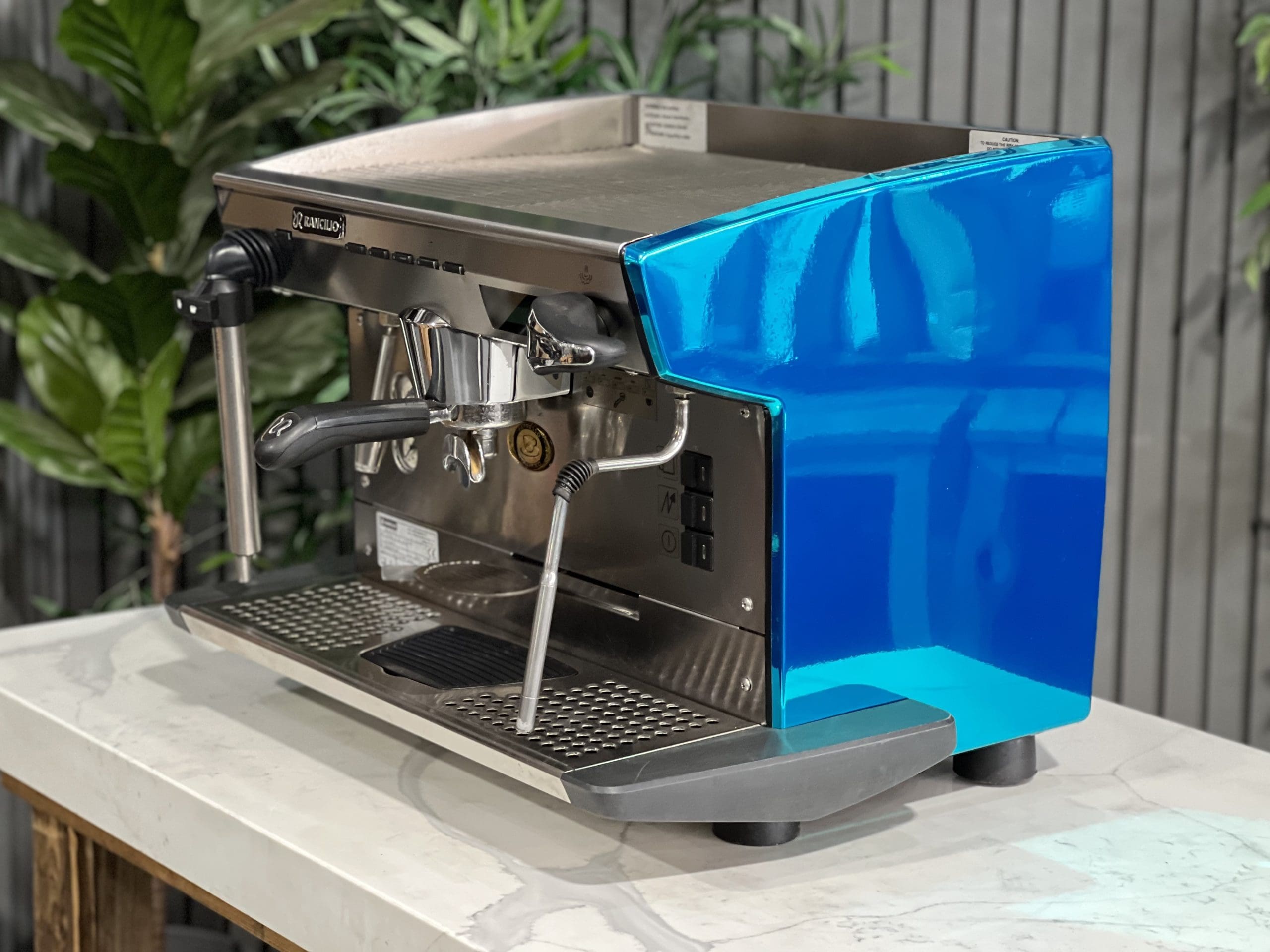 Rancilio Classe 8 1 Group Blue Chrome