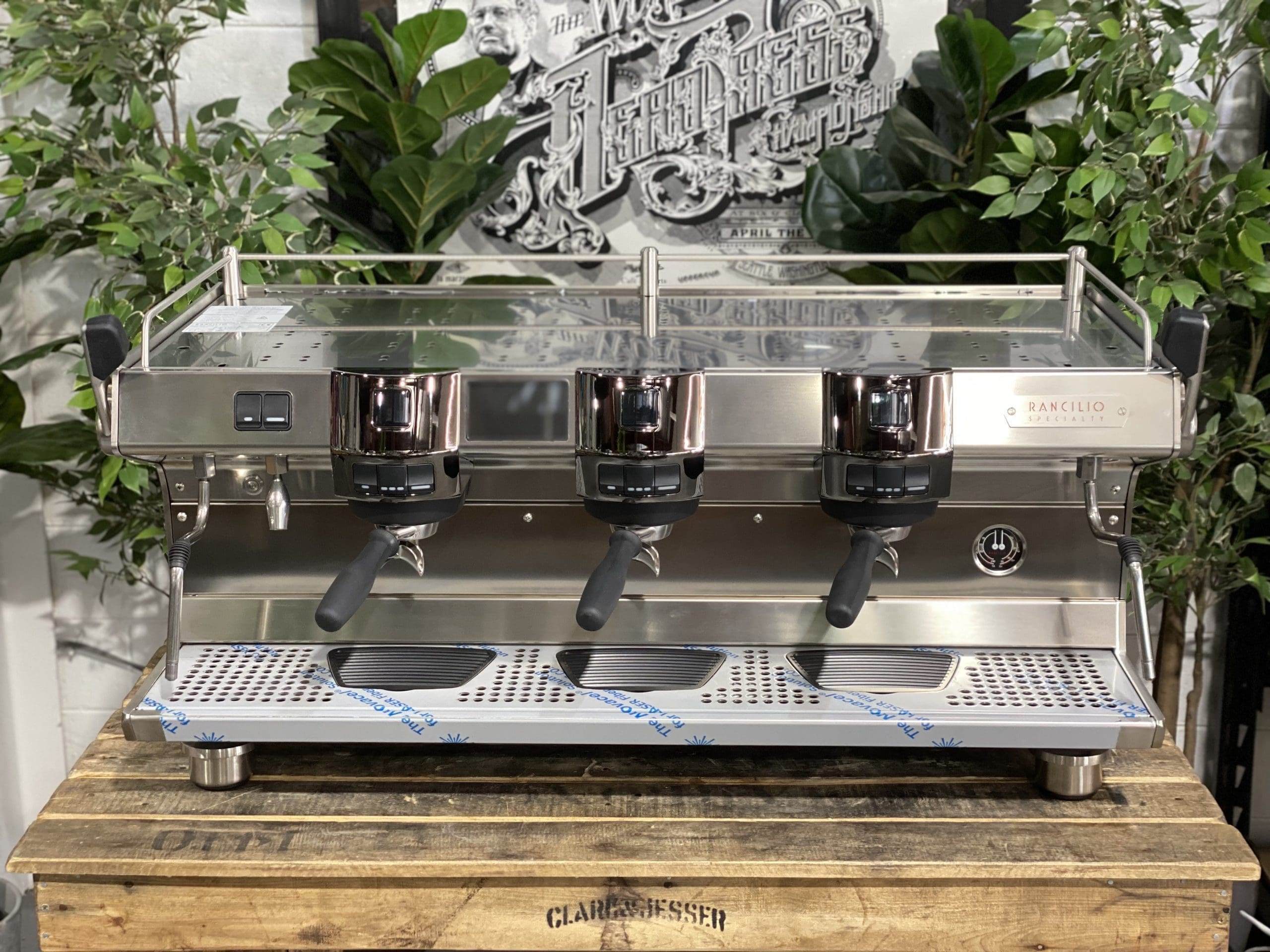 Rancilio RS1 3 Group Stainless - New