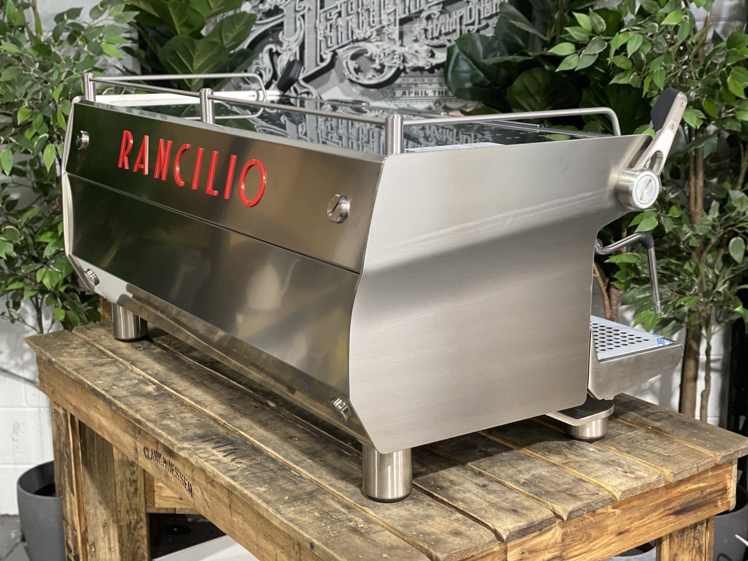 Rancilio RS1 3 Group Stainless - New