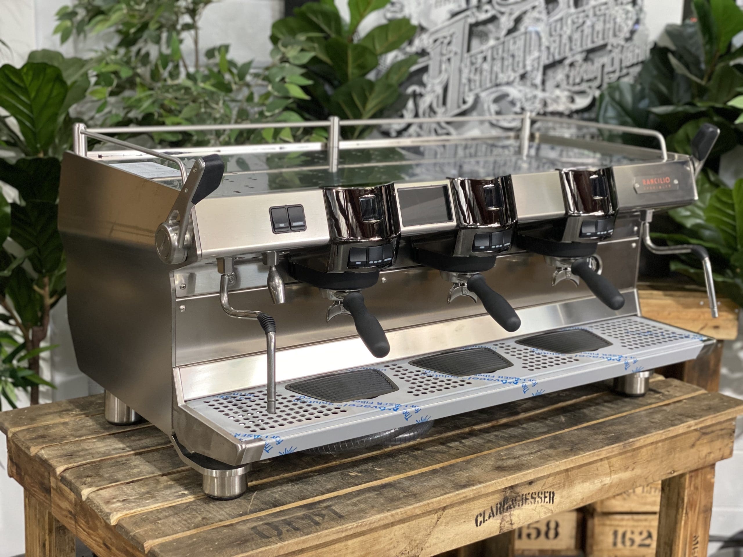 Rancilio RS1 3 Group Stainless - New