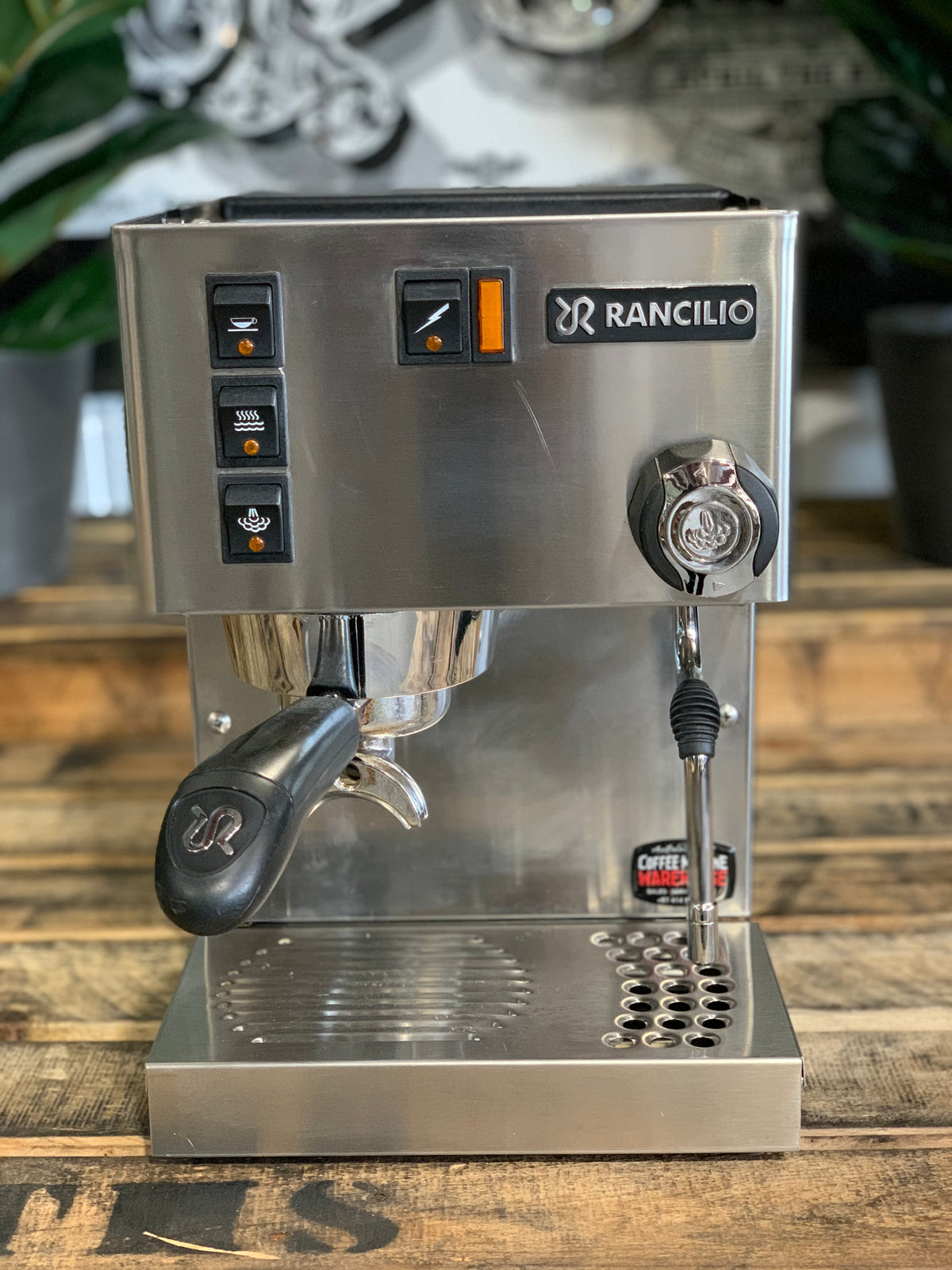 Rancilio Silvia 1 Group Coffee Machine Stainless Steel - Used