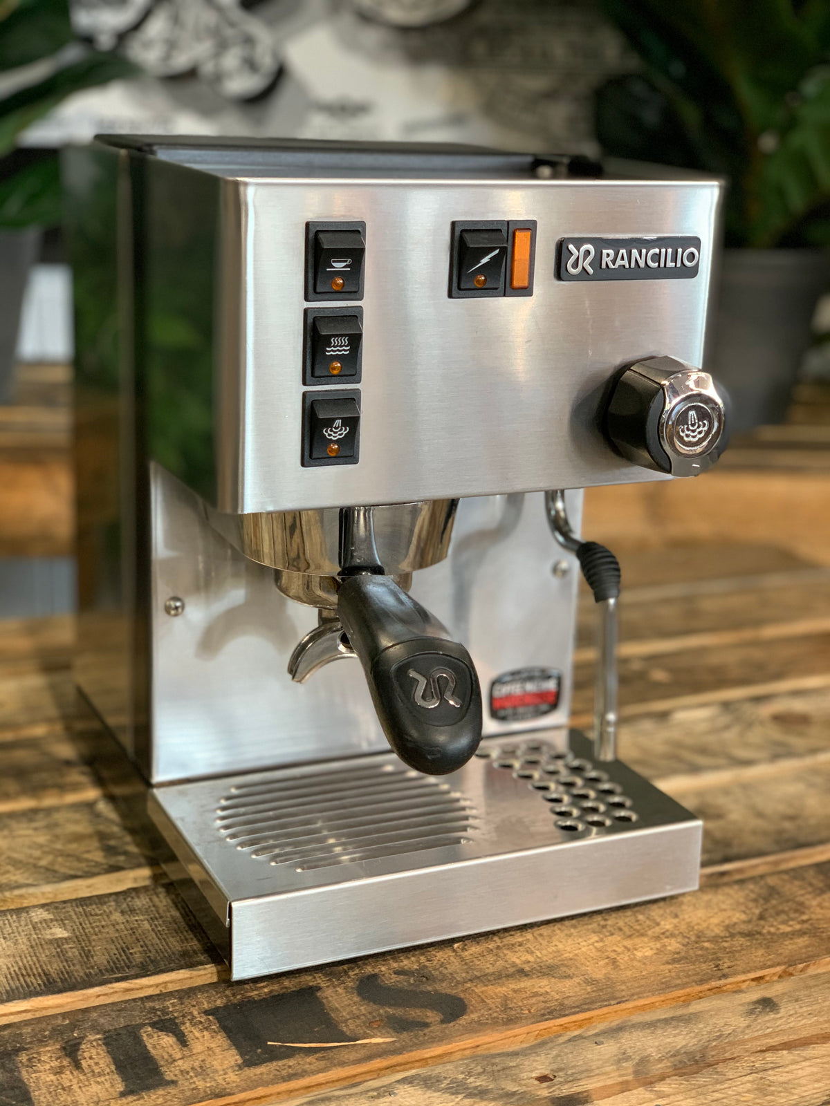 Rancilio Silvia 1 Group Coffee Machine Stainless Steel - Used