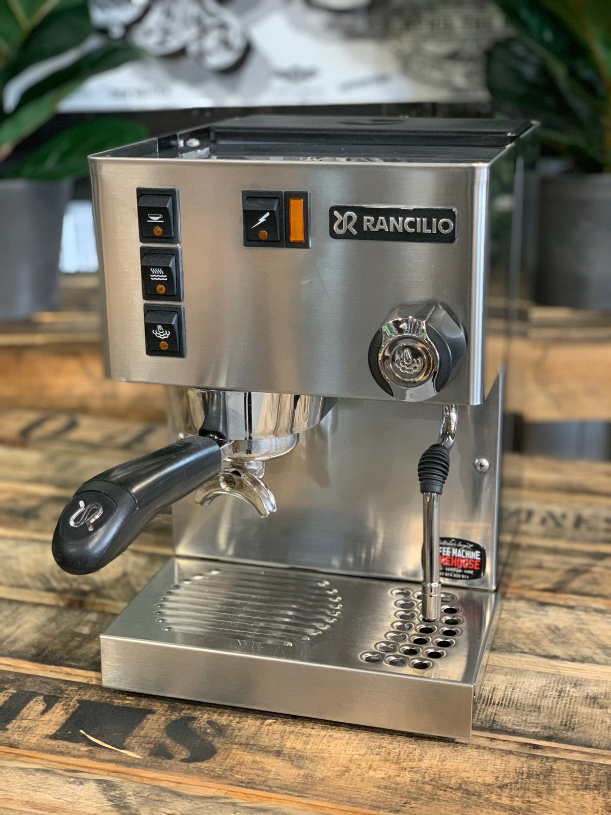 Rancilio Silvia 1 Group Coffee Machine Stainless Steel - Used