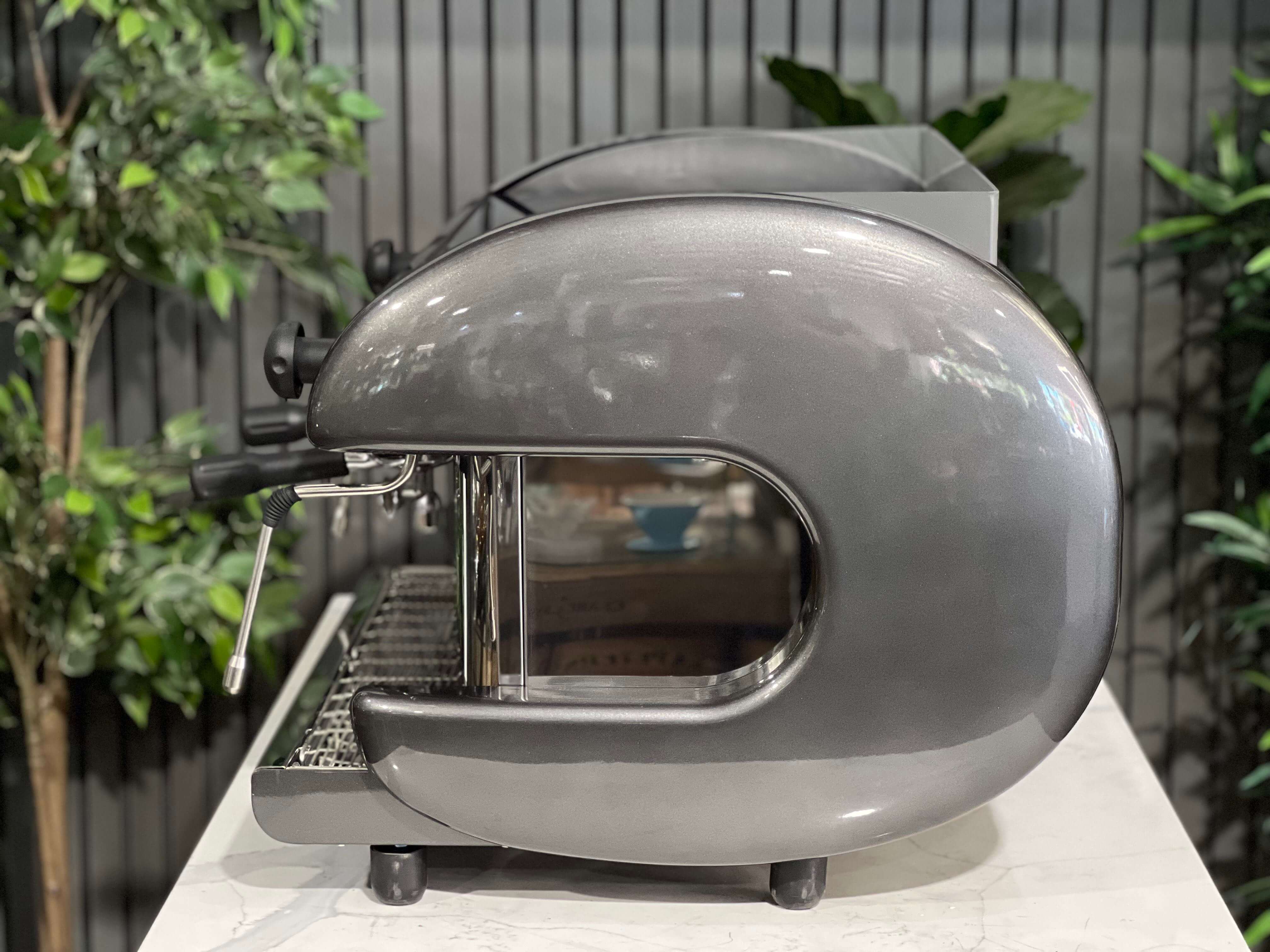 Sab Ellipse 2 Group Coffee Machine Dark Grey