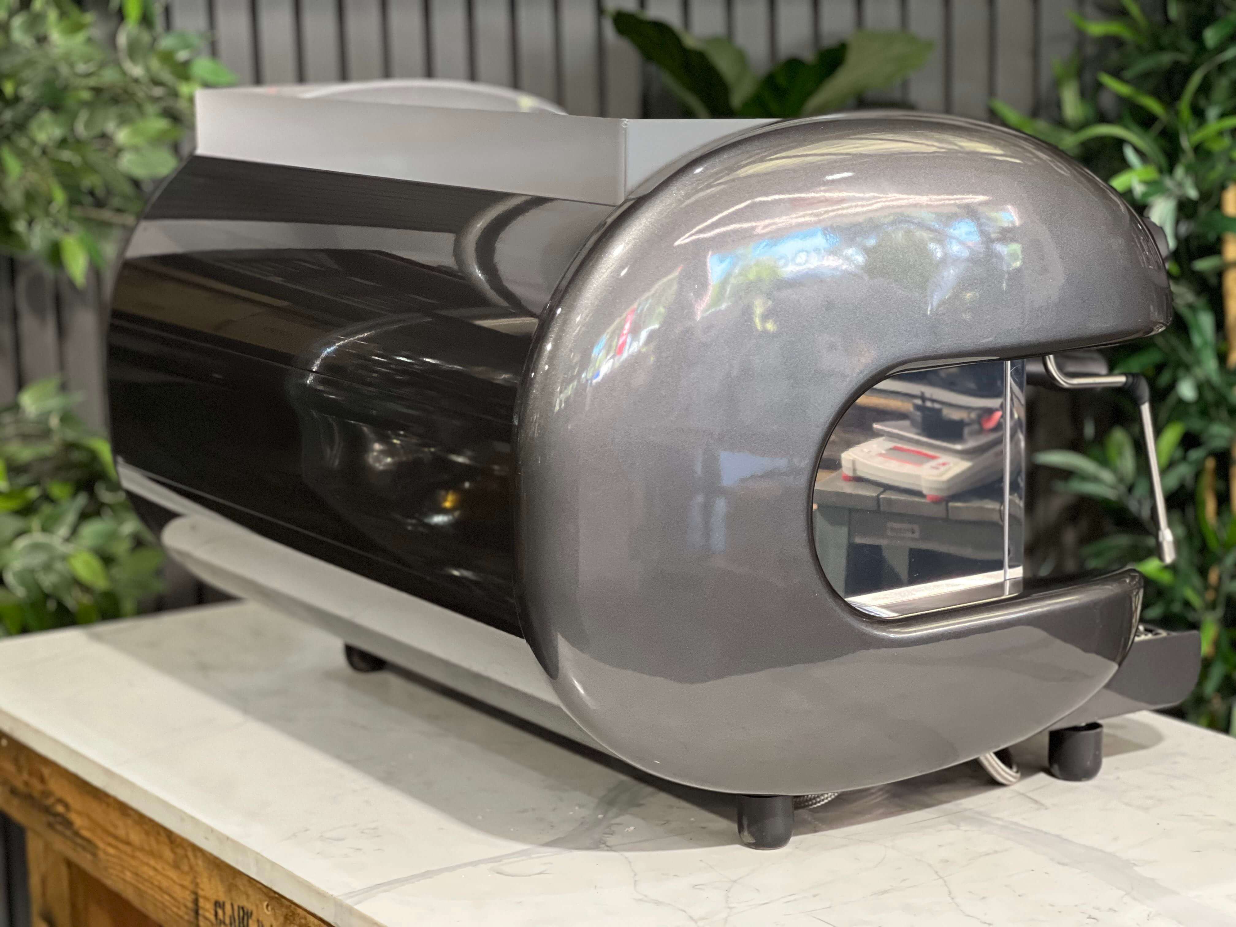 Sab Ellipse 2 Group Coffee Machine Dark Grey