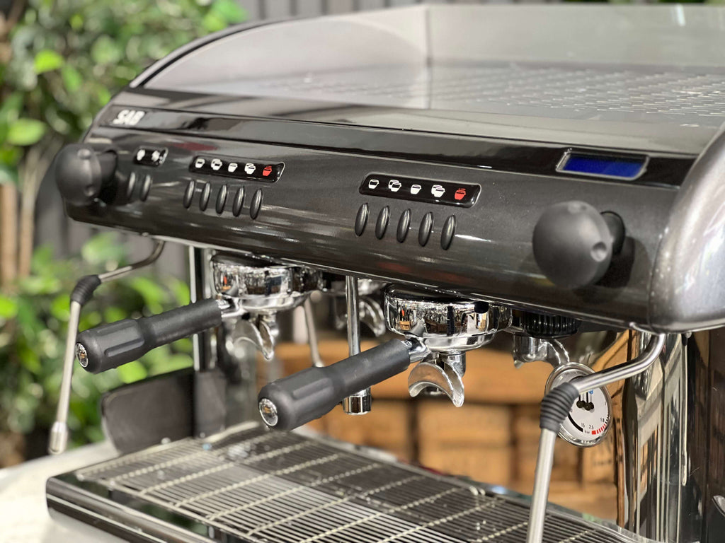 Sab Ellipse 2 Group Coffee Machine Dark Grey