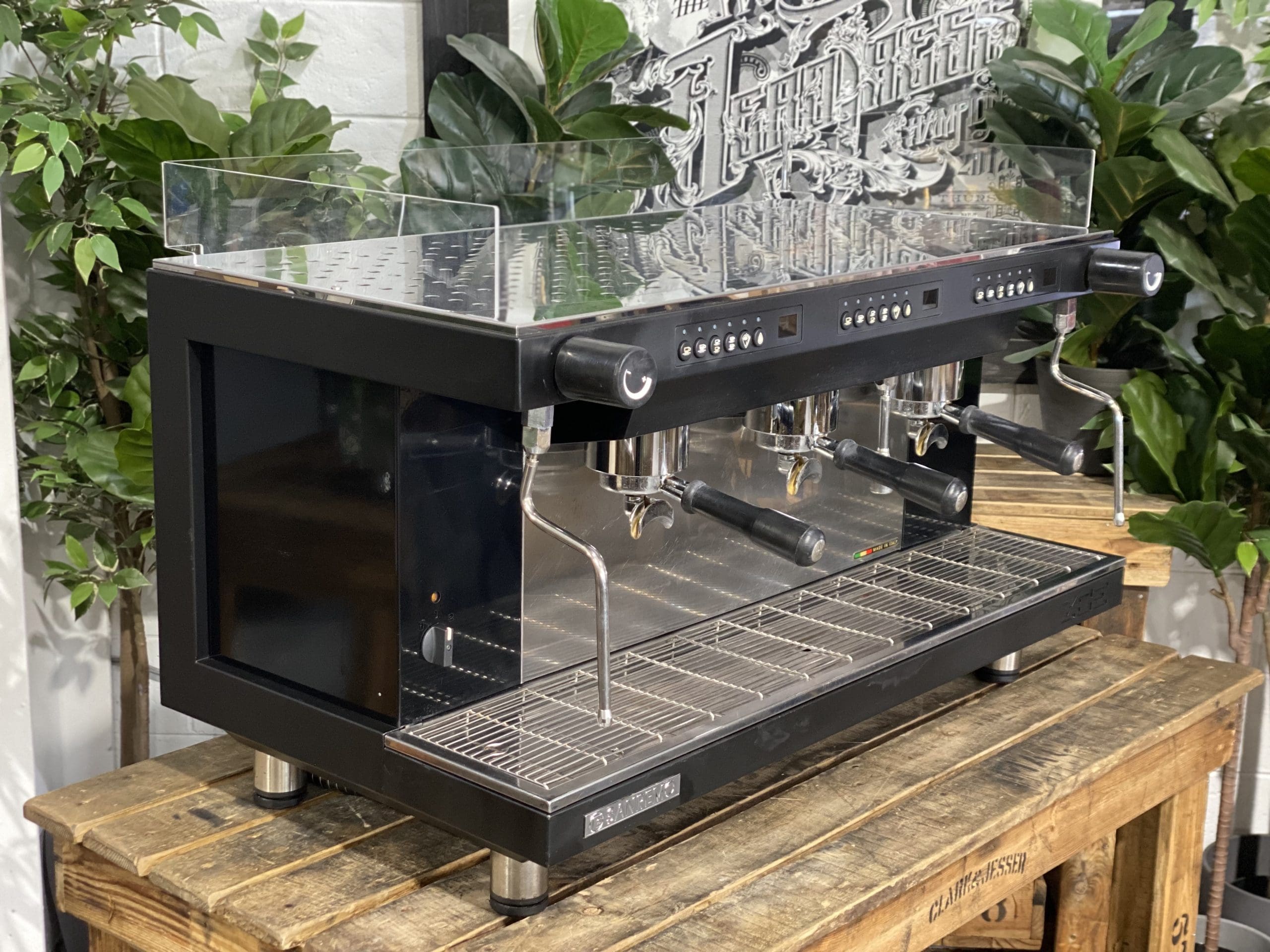 San Remo Zoe Competition 3 Group Black Espresso Coffee Machine 1858 Princes Highway Clayton