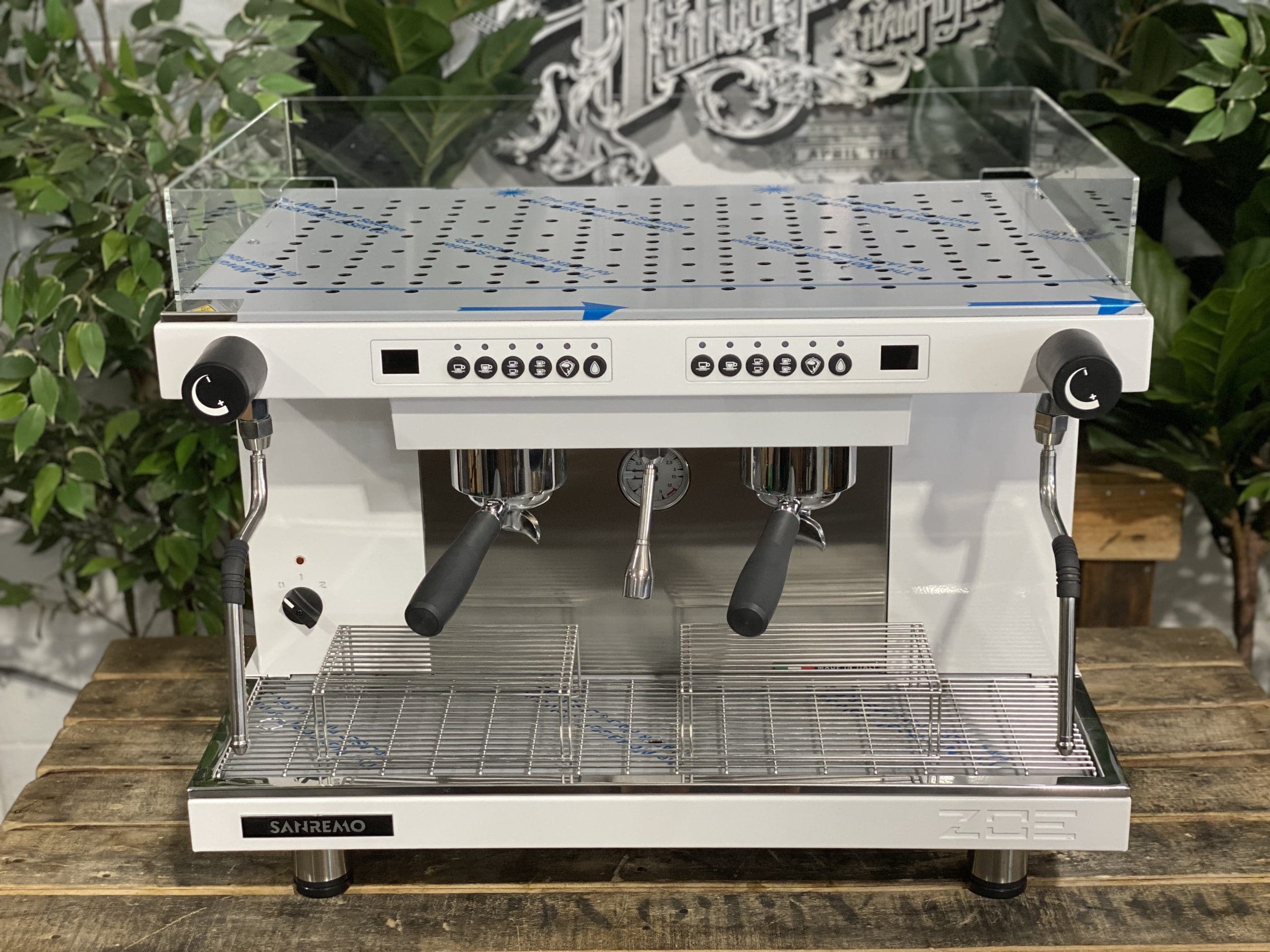 San Remo Zoe Competition Tall Full White New Espresso Coffee Machine 1858 Princes Highway Clayton