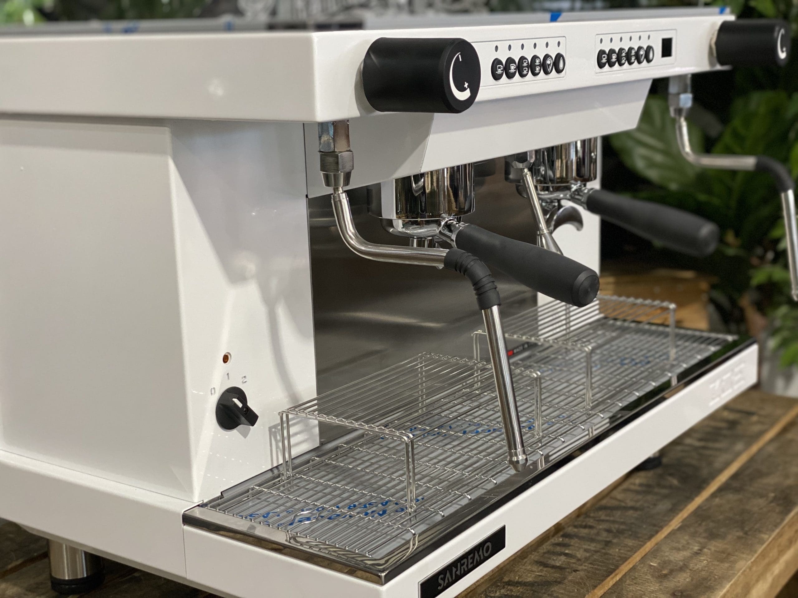 San Remo Zoe Competition Tall Full White New Espresso Coffee Machine 1858 Princes Highway Clayton