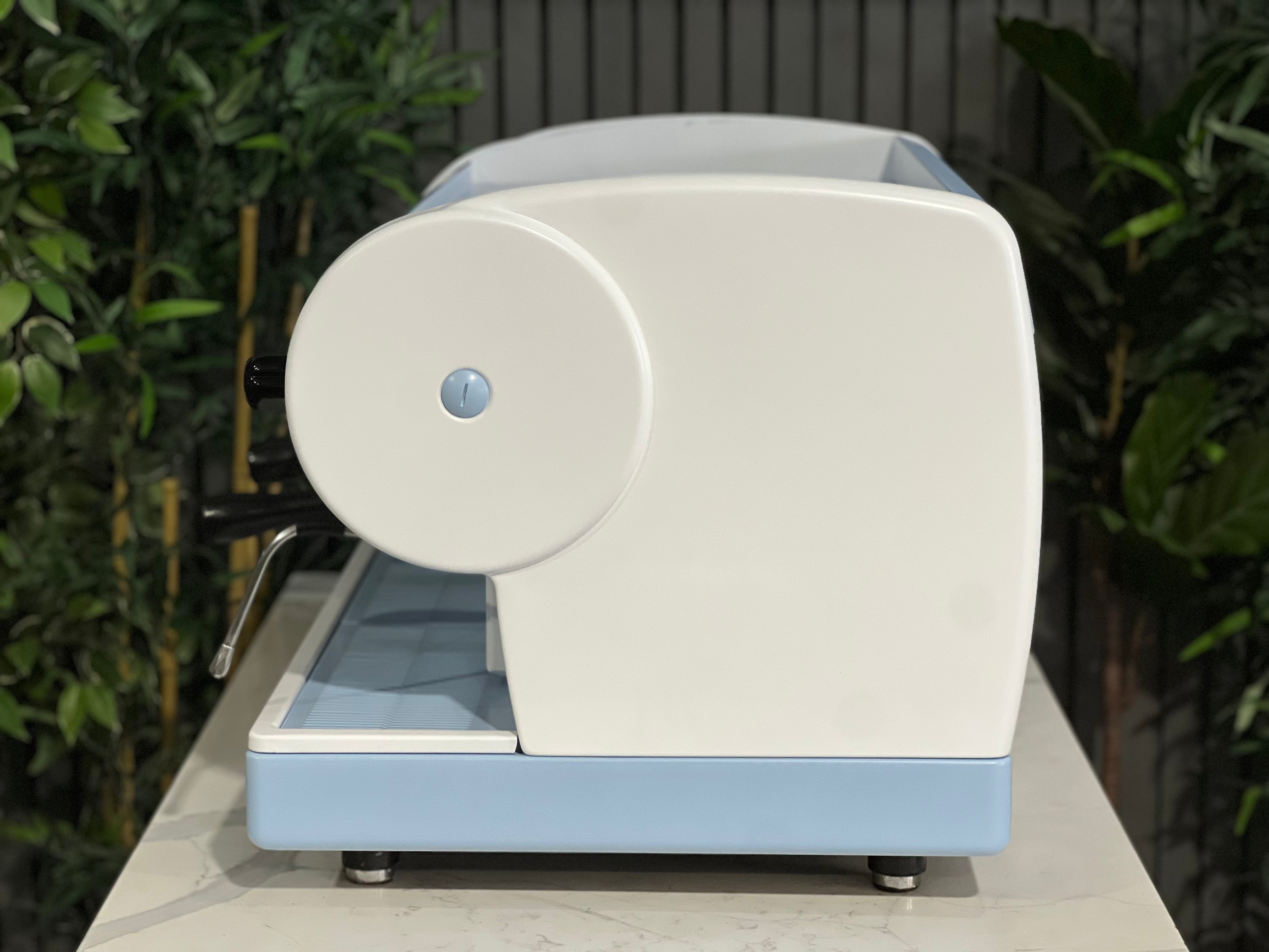 San Marino Lisa 2 Group Coffee Machine Blue & White