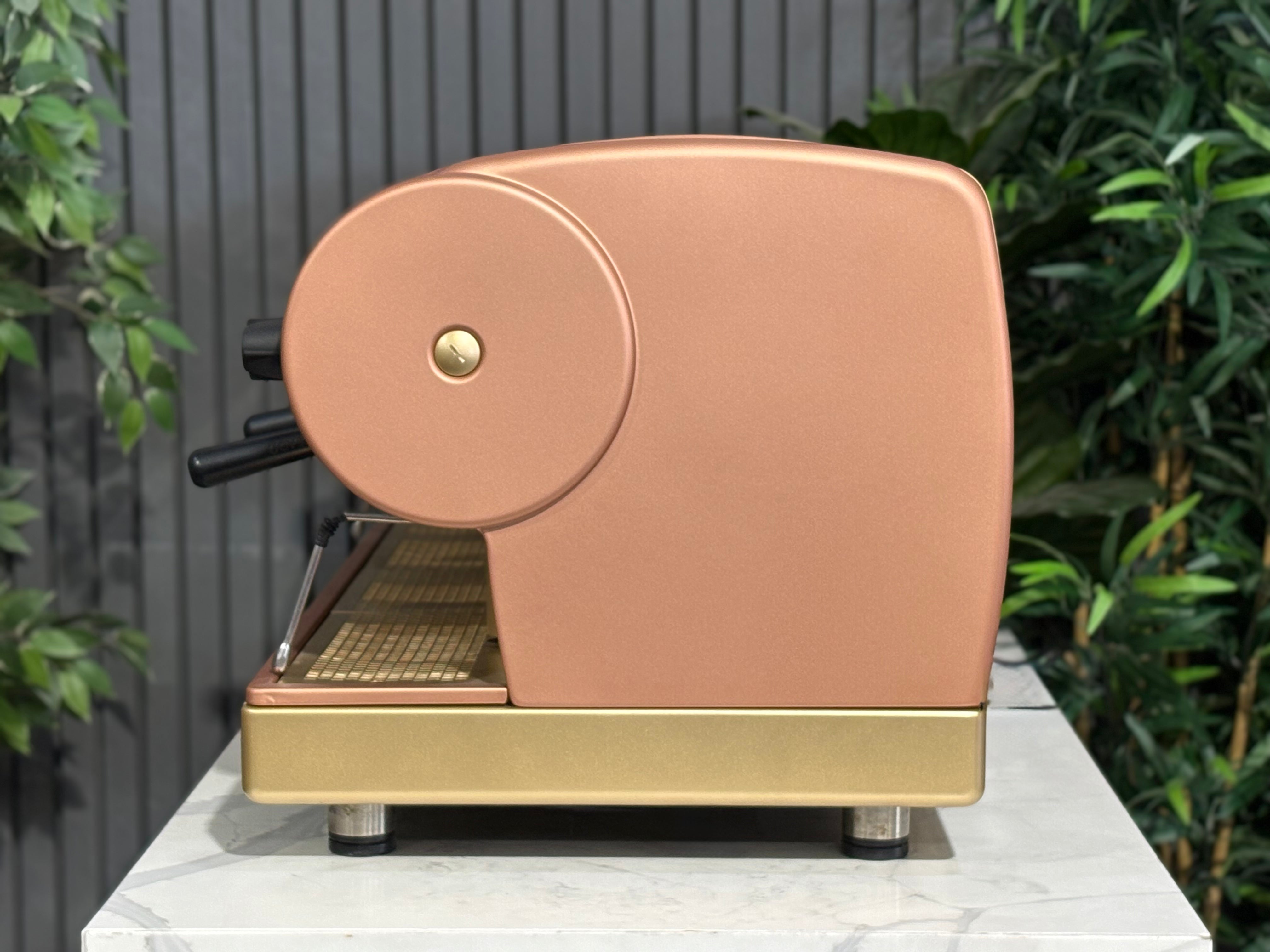 San Marino Lisa R 3 Group Coffee Machine Bronze & Gold