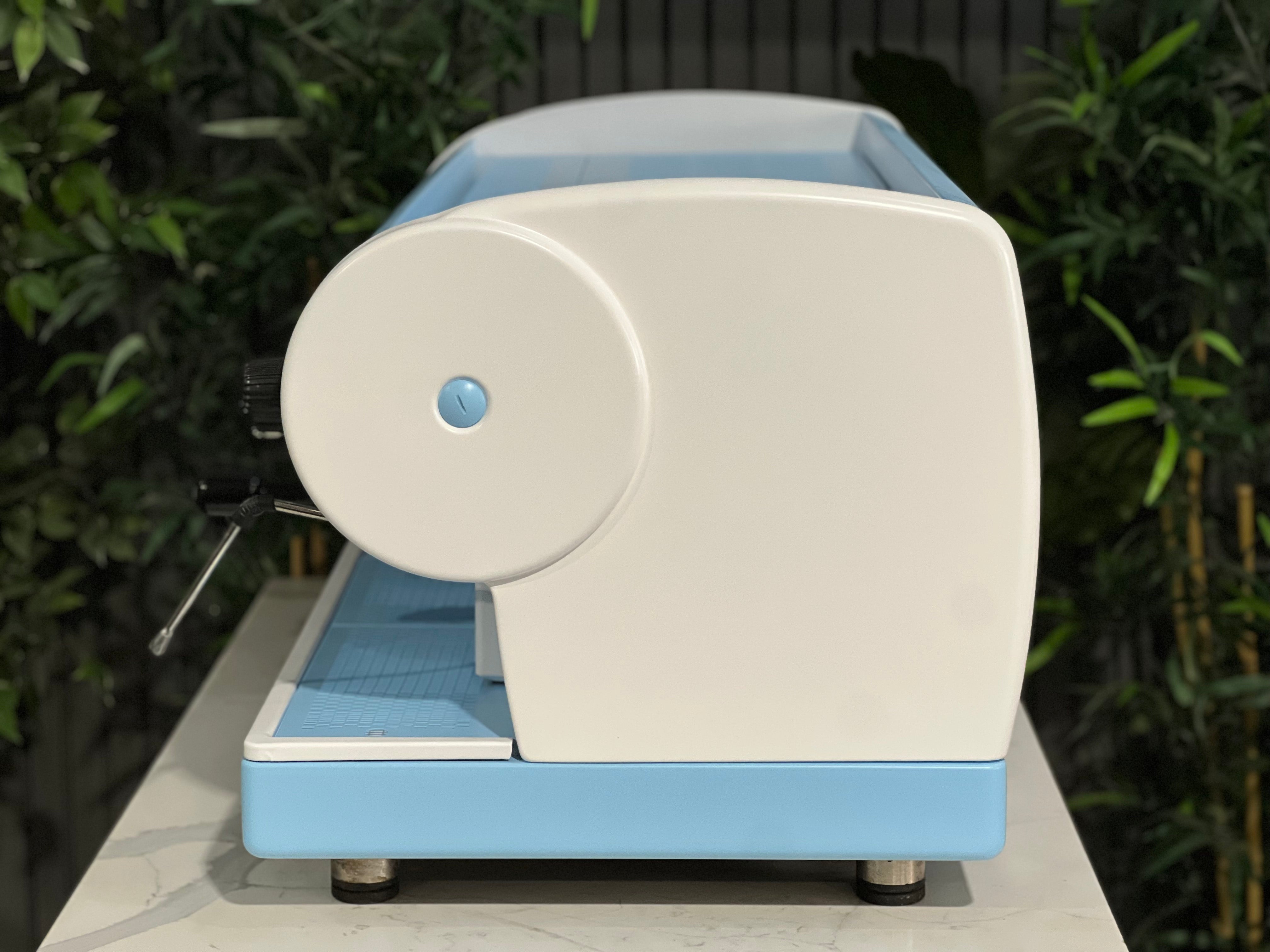 San Marino Lisa 3 Group Coffee Machine Blue & White