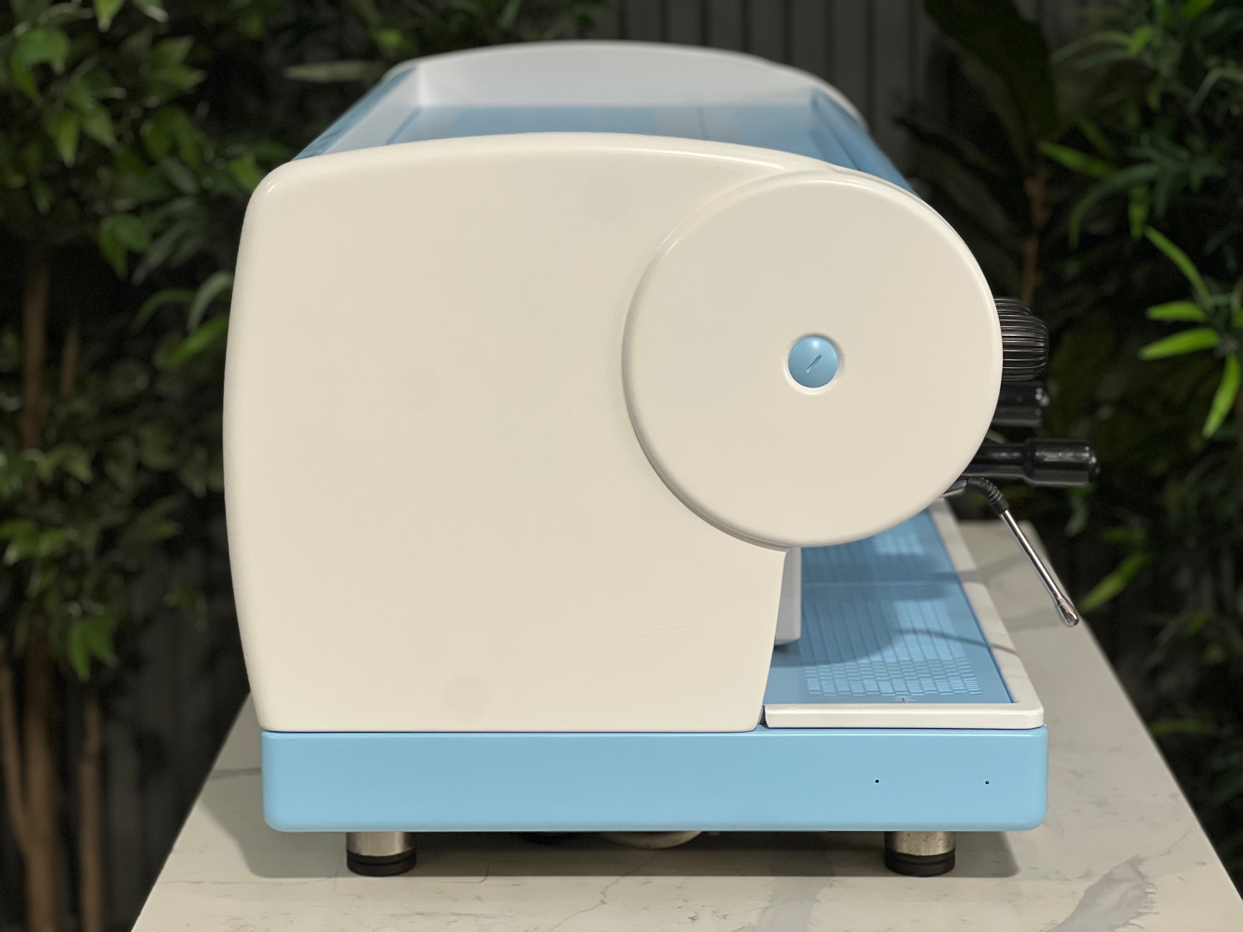 San Marino Lisa 3 Group Coffee Machine Blue & White