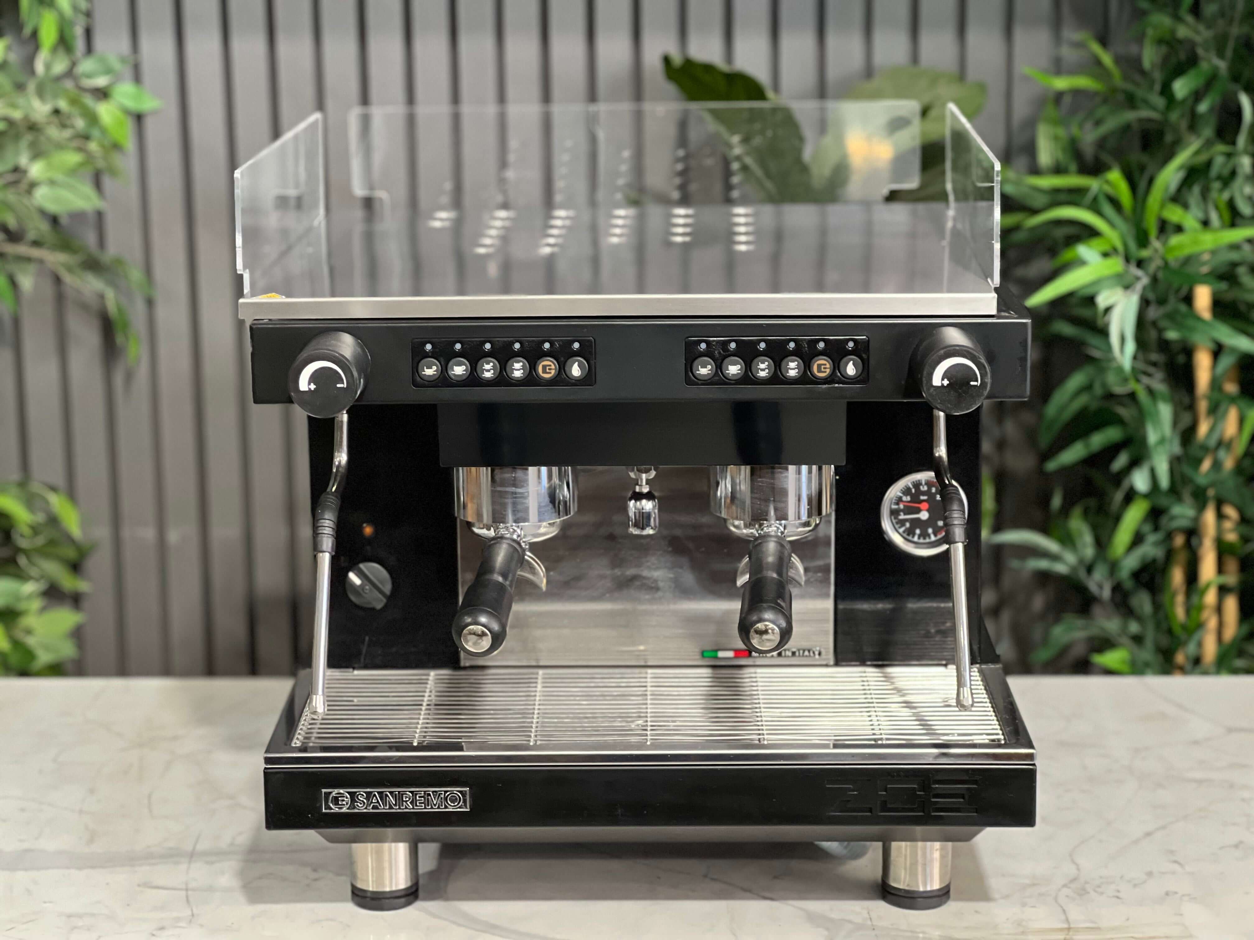 San Remo Zoe Compact 2 Group Coffee Machine Black