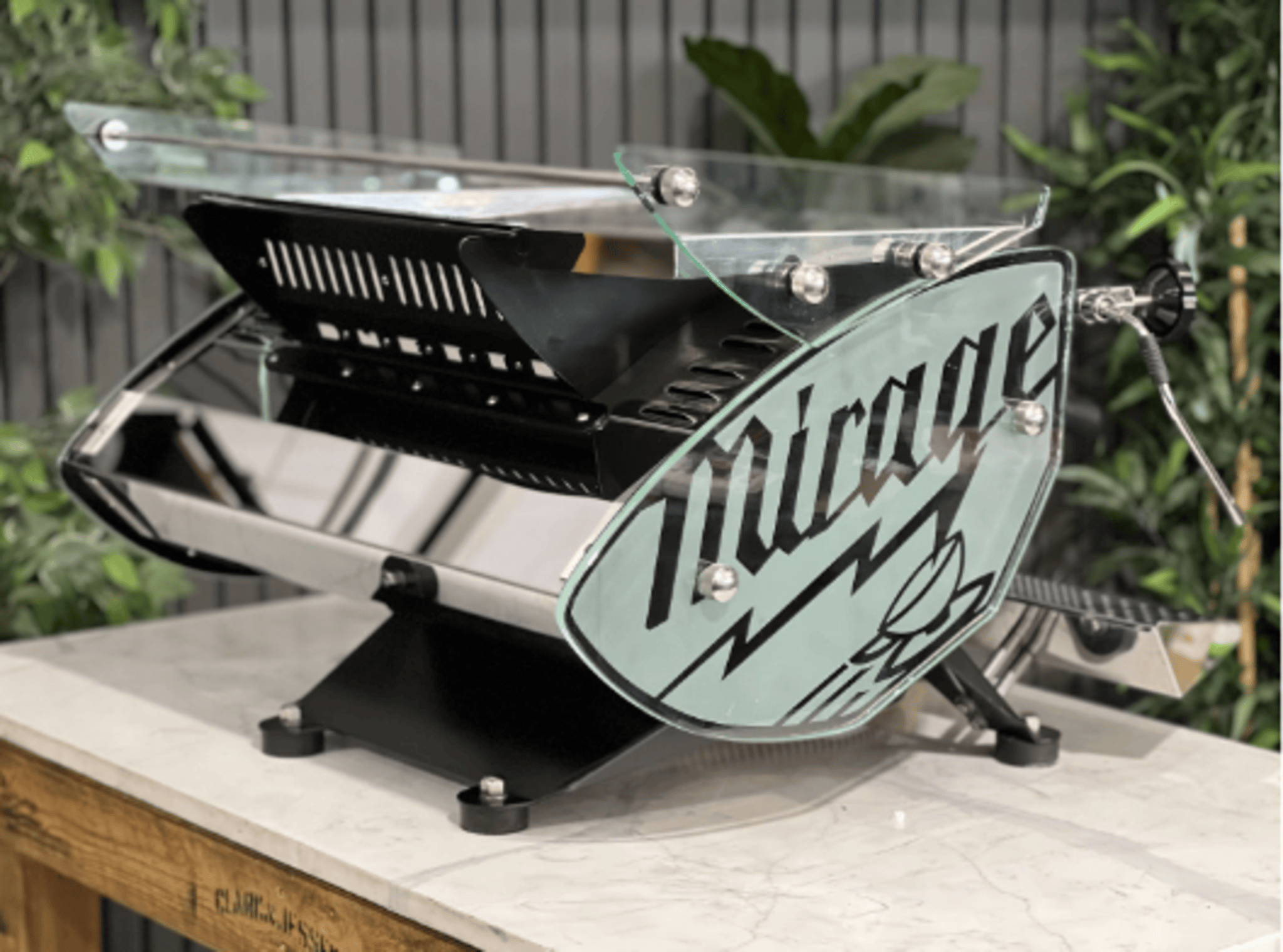 Kees Van Der Westen Mirage Duette 2 Group Espresso Coffee Machine - Mirage Sides & Stainless Body