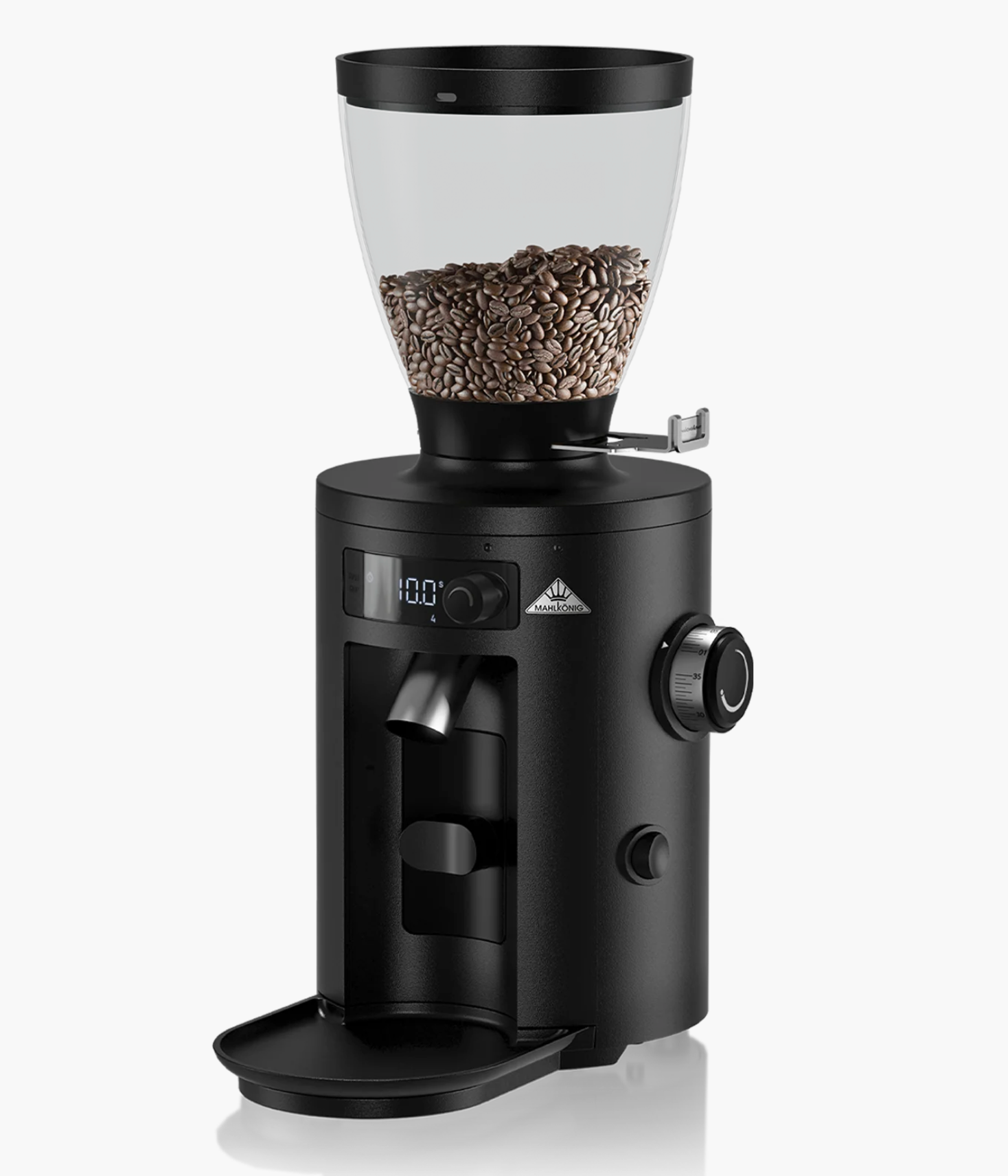 Mahlkönig X54 GBS Espresso Coffee Grinder Black - New with coffee beans in hopper