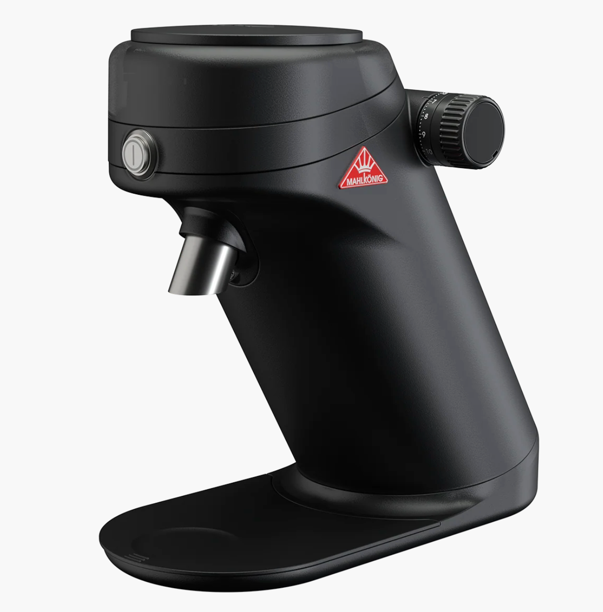 Mahlkönig X64 SD Single Dose Espresso Coffee Grinder- New side view on white background