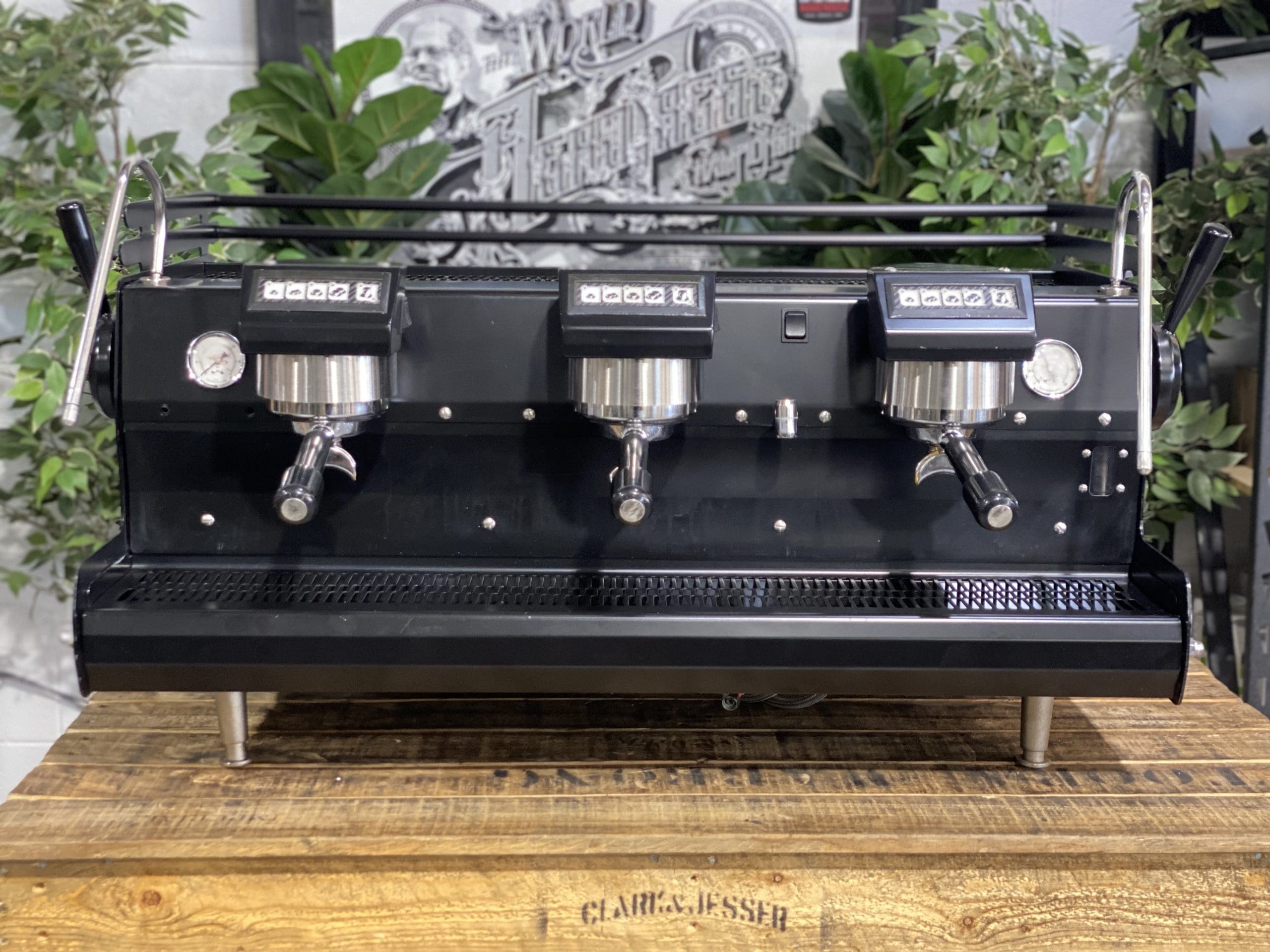 Synesso-Sabre-3-Group-Full-Black-Espresso-Coffee-Machine-1858-Princes-Highway-Clayton