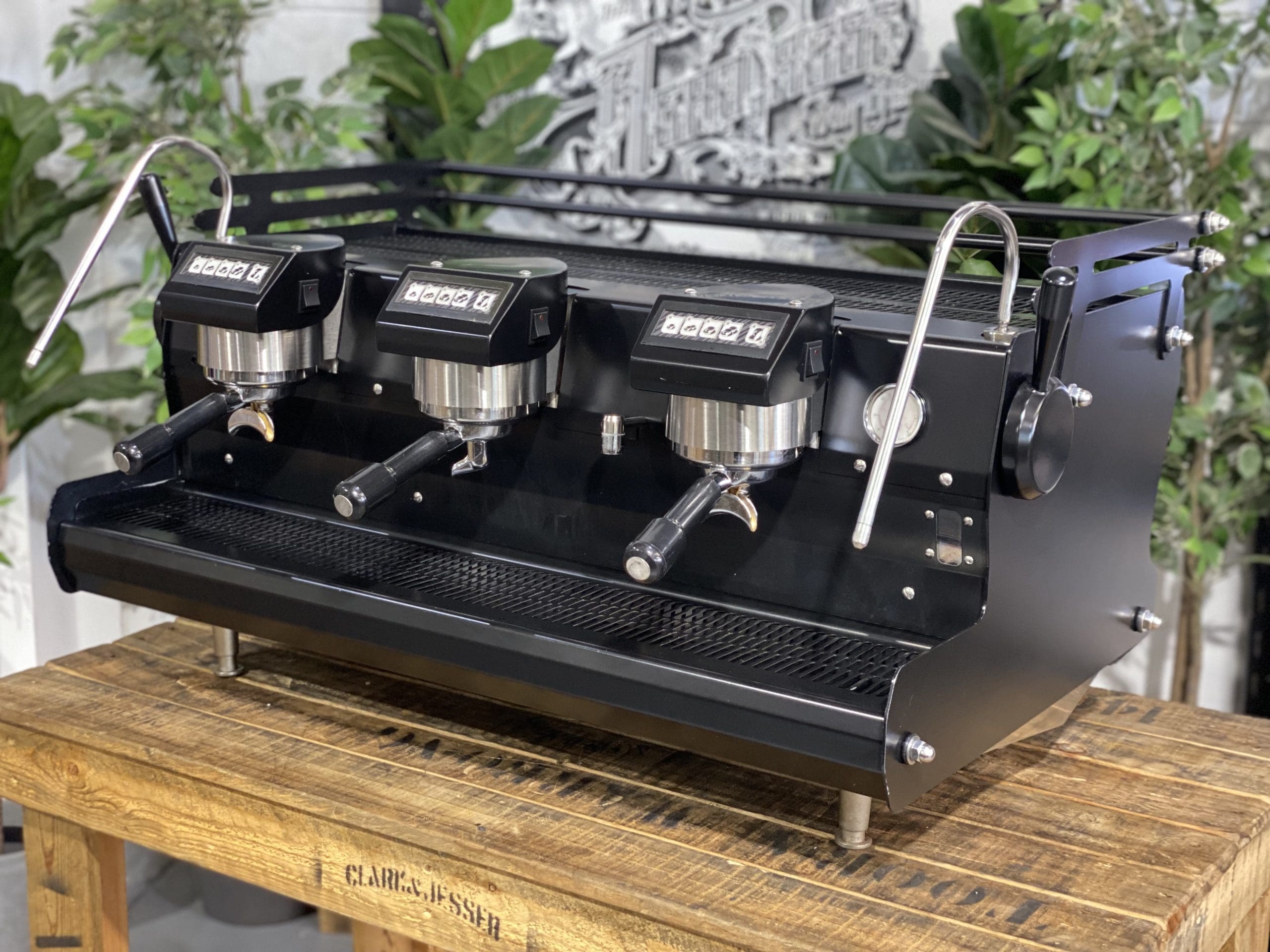 Synesso-Sabre-3-Group-Full-Black-Espresso-Coffee-Machine-1858-Princes-Highway-Clayton