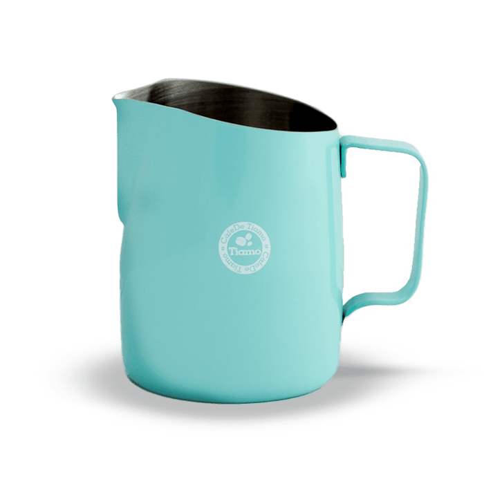 Tiamo Tapered Coloured Milk Jug Aqua