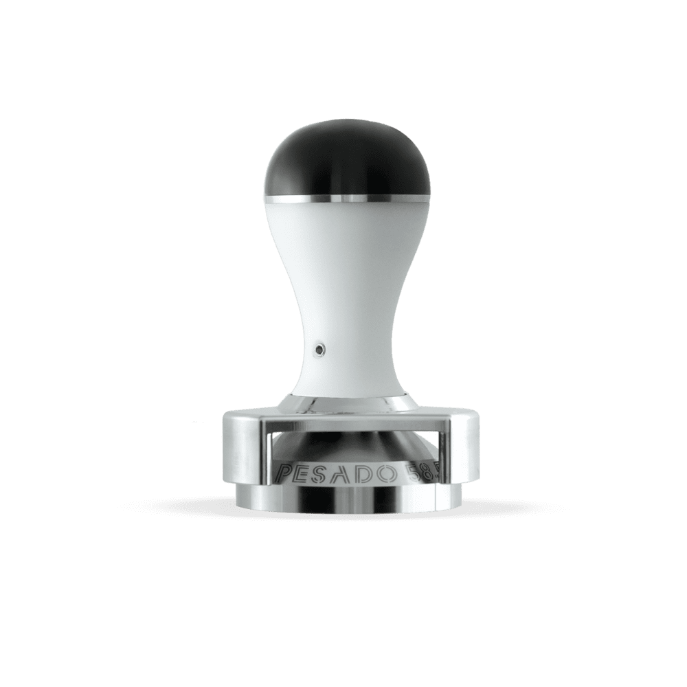 Pesado 58mm Tamper White & Silver - New