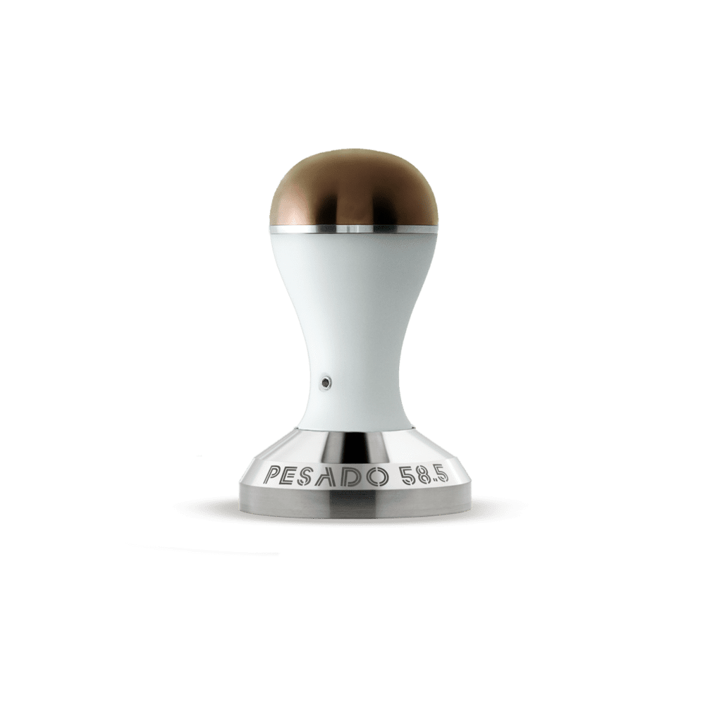 Pesado 58mm Tamper White & Bronze - New