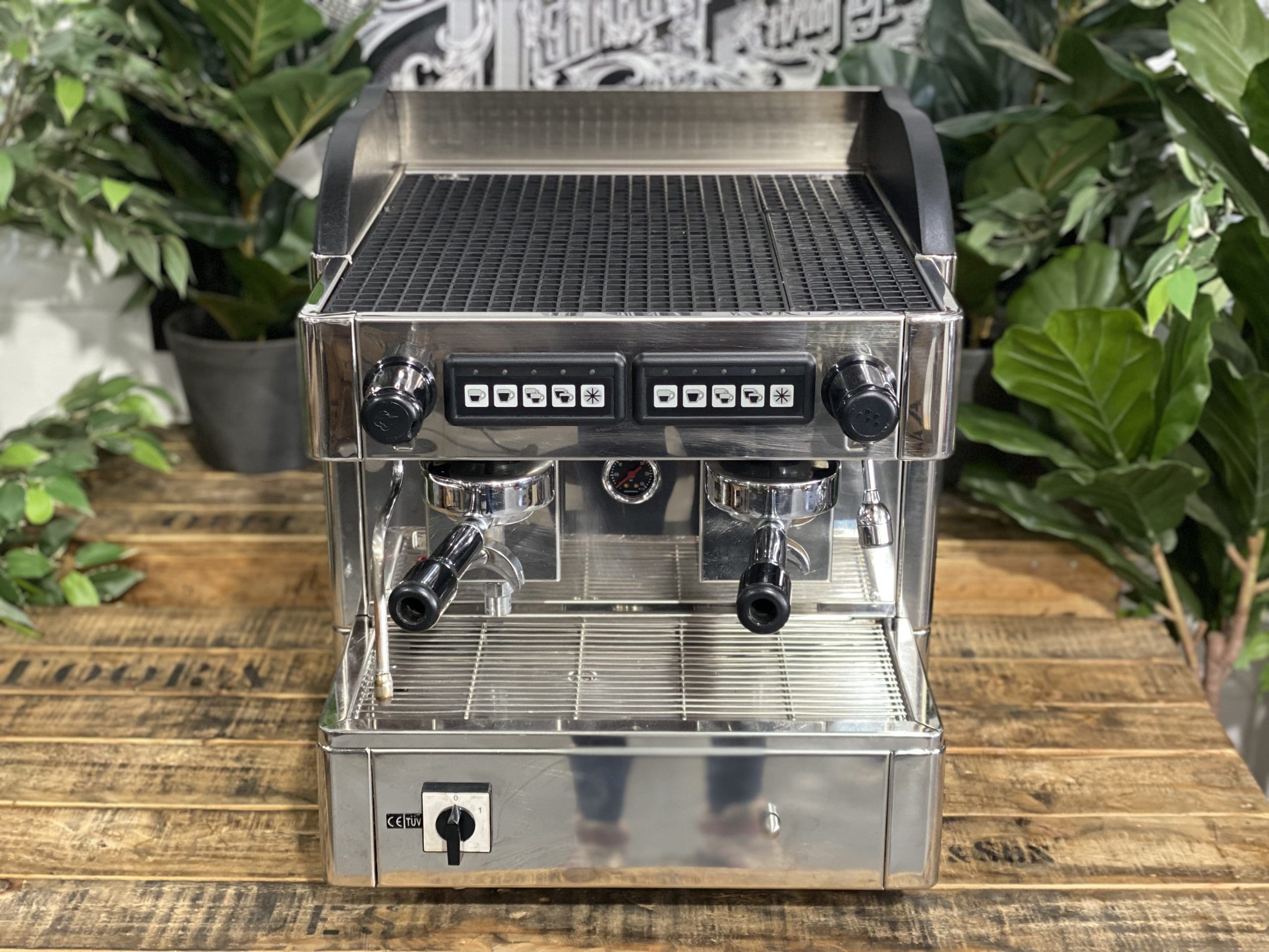 Technolampe-Compact-2-Group-Black-Stainless-Espresso-Coffee-Machine-1858-Princes-Highway-Clayton-VIC-3168-Coffee-Machine-Warehouse