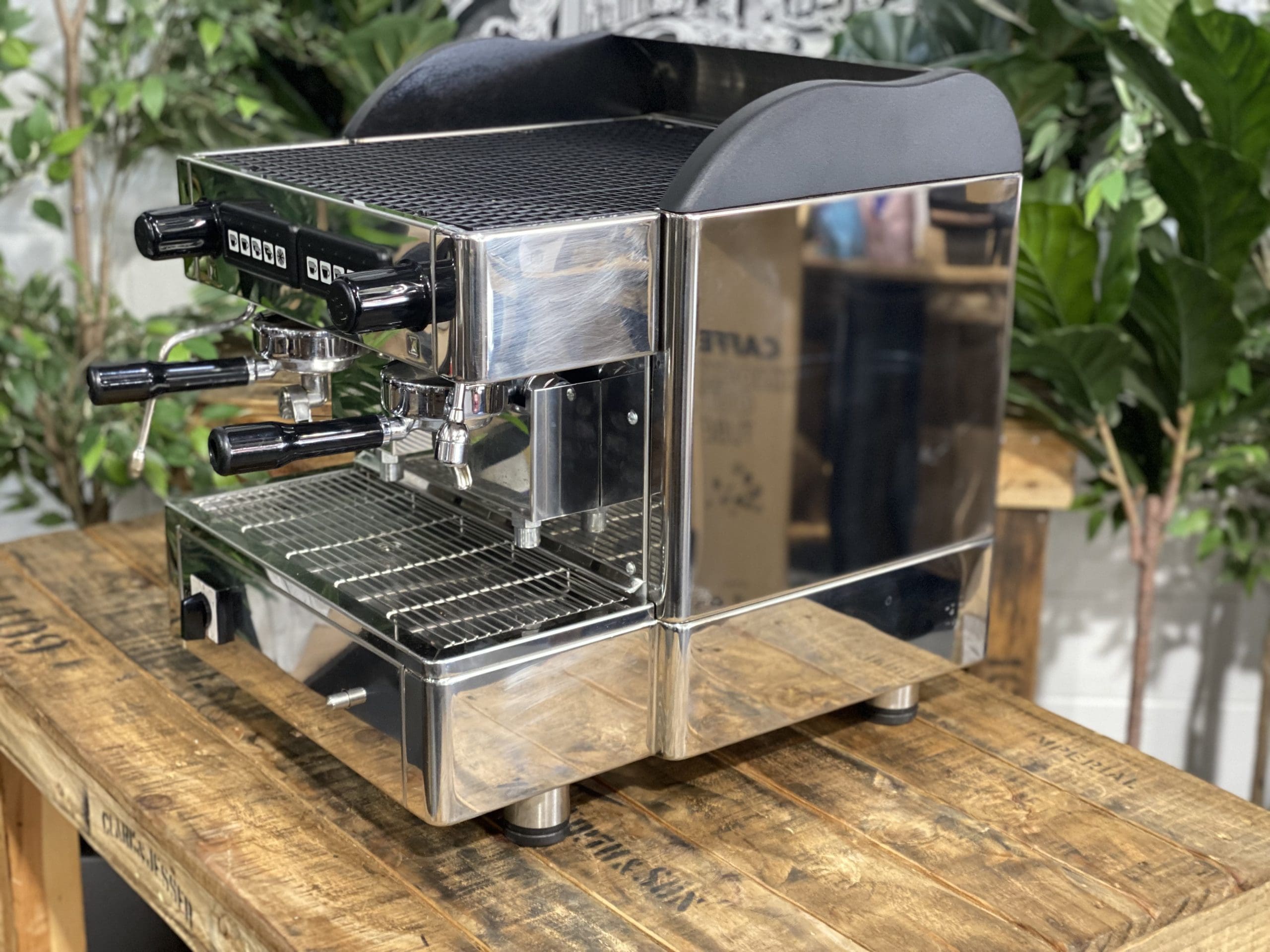 Technolampe-Compact-2-Group-Black-Stainless-Espresso-Coffee-Machine-1858-Princes-Highway-Clayton-VIC-3168-Coffee-Machine-Warehouse