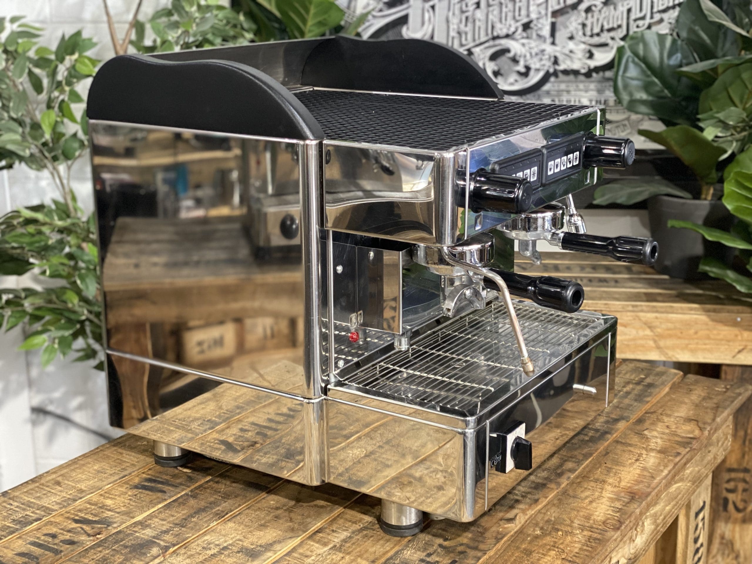 Technolampe-Compact-2-Group-Black-Stainless-Espresso-Coffee-Machine-1858-Princes-Highway-Clayton-VIC-3168-Coffee-Machine-Warehouse