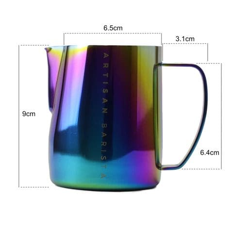 Artisian Barista Rainbow Multicoloured Milk Jug