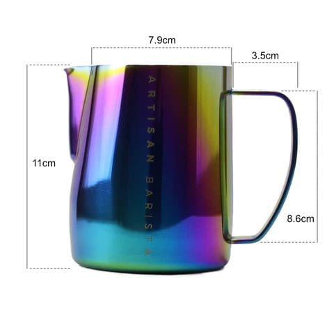 Artisian Barista Rainbow Multicoloured Milk Jug