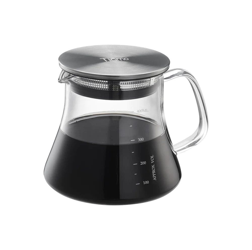 Tiamo Glass Coffee Server 400ml