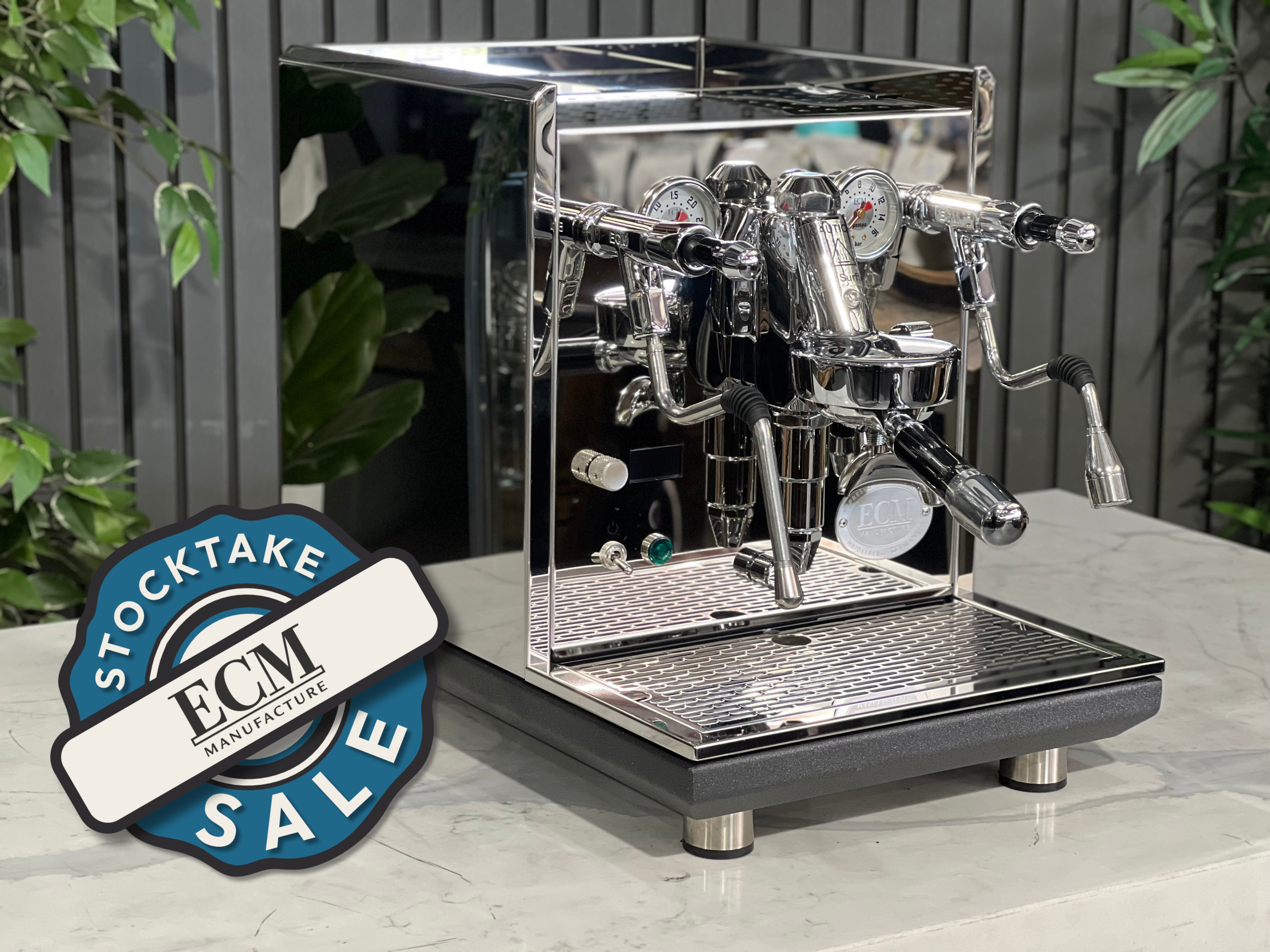 ECM Synchronika II 1 Group Coffee Machine Stainless - New