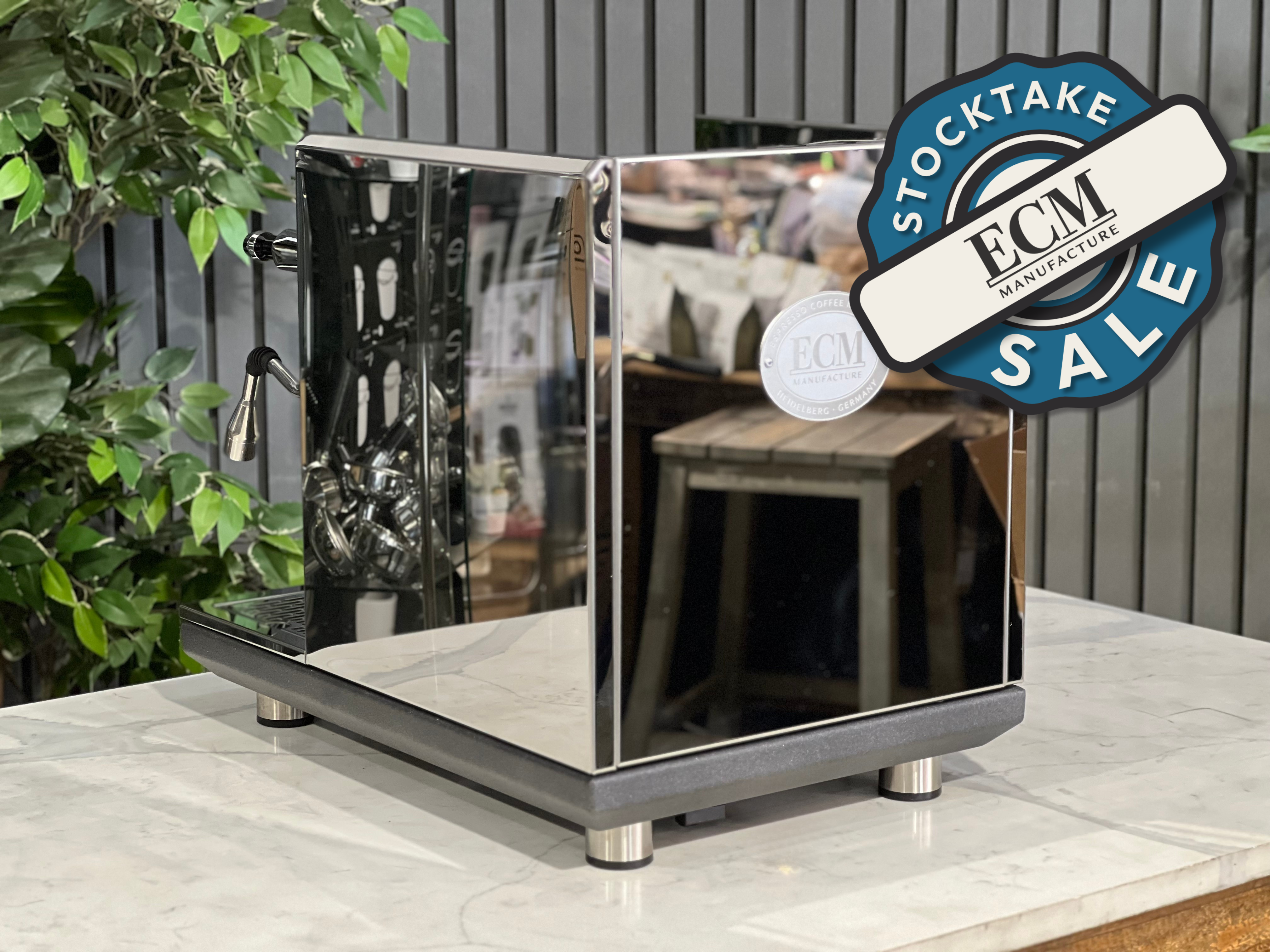 ECM Synchronika II 1 Group Coffee Machine Stainless - New