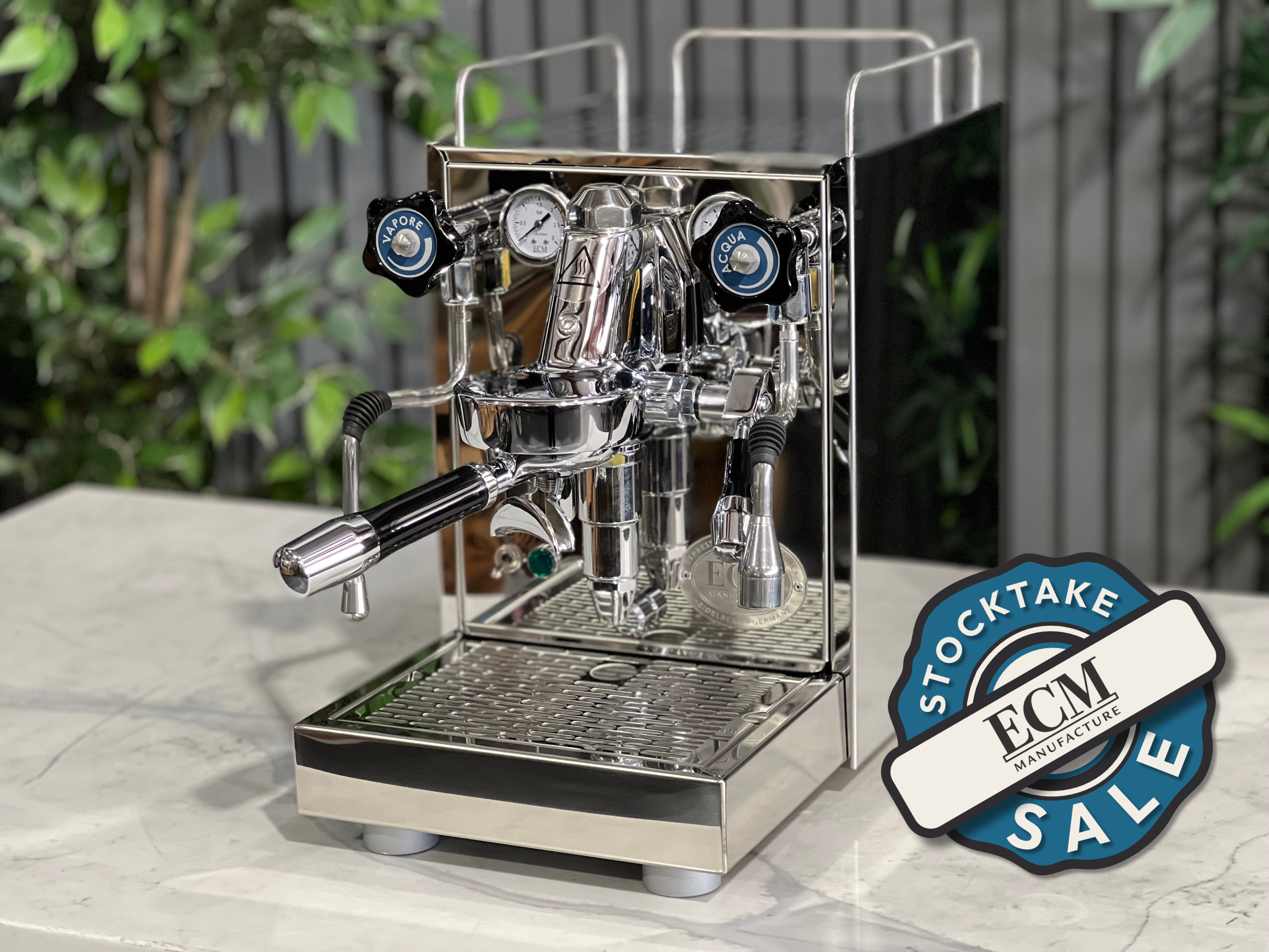 ECM Mechanika VI Slim PID 1 Group Coffee Machine Stainless - New