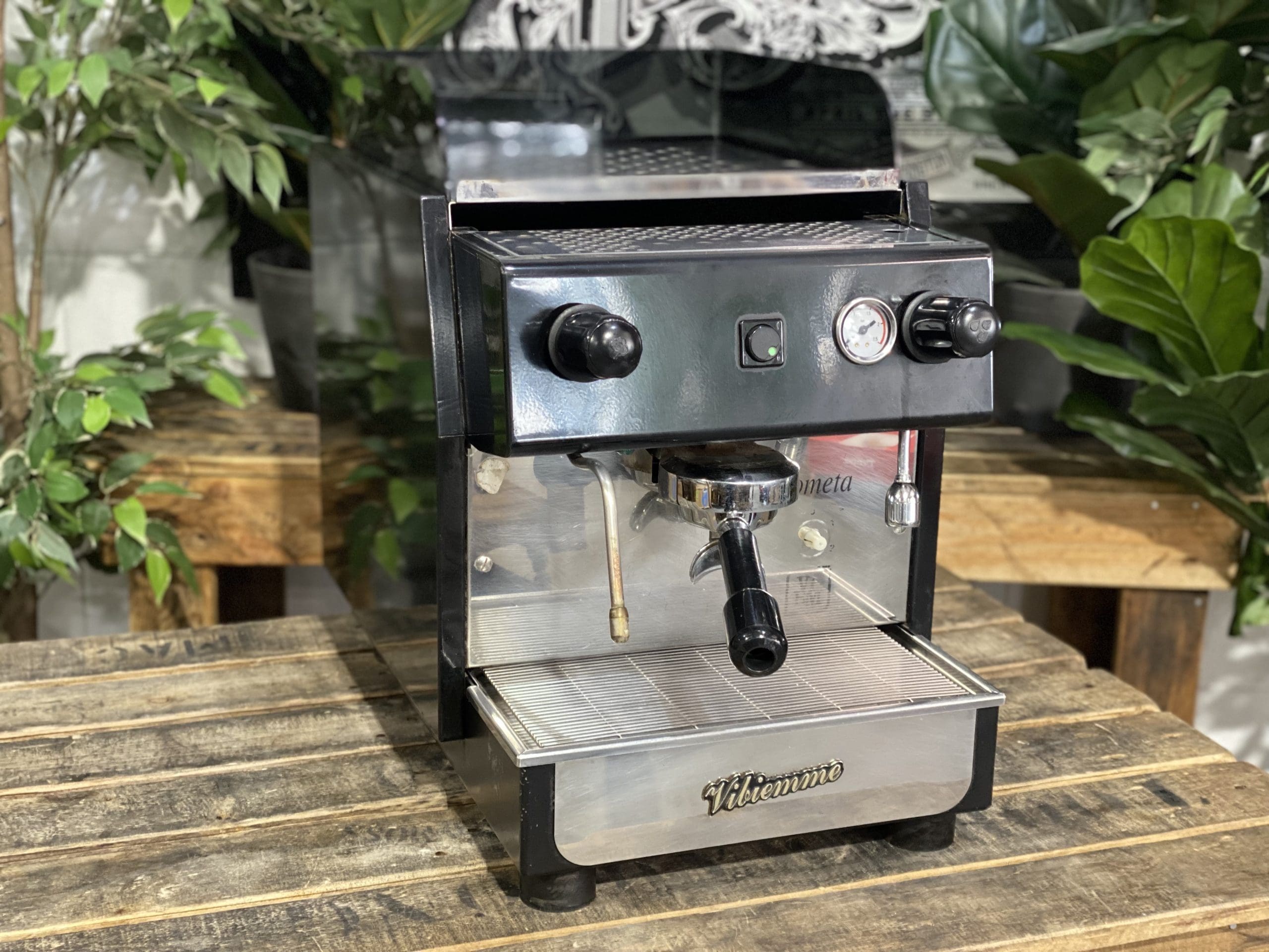 Vibiemme Kometa  Semi Automatic 1 Group Black Espresso Coffee Machine