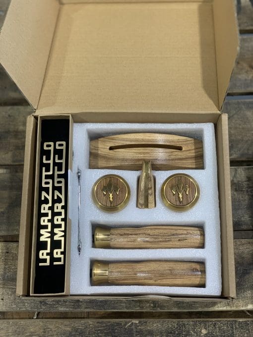 Manual Paddle Timber Kit Including Brass Logo