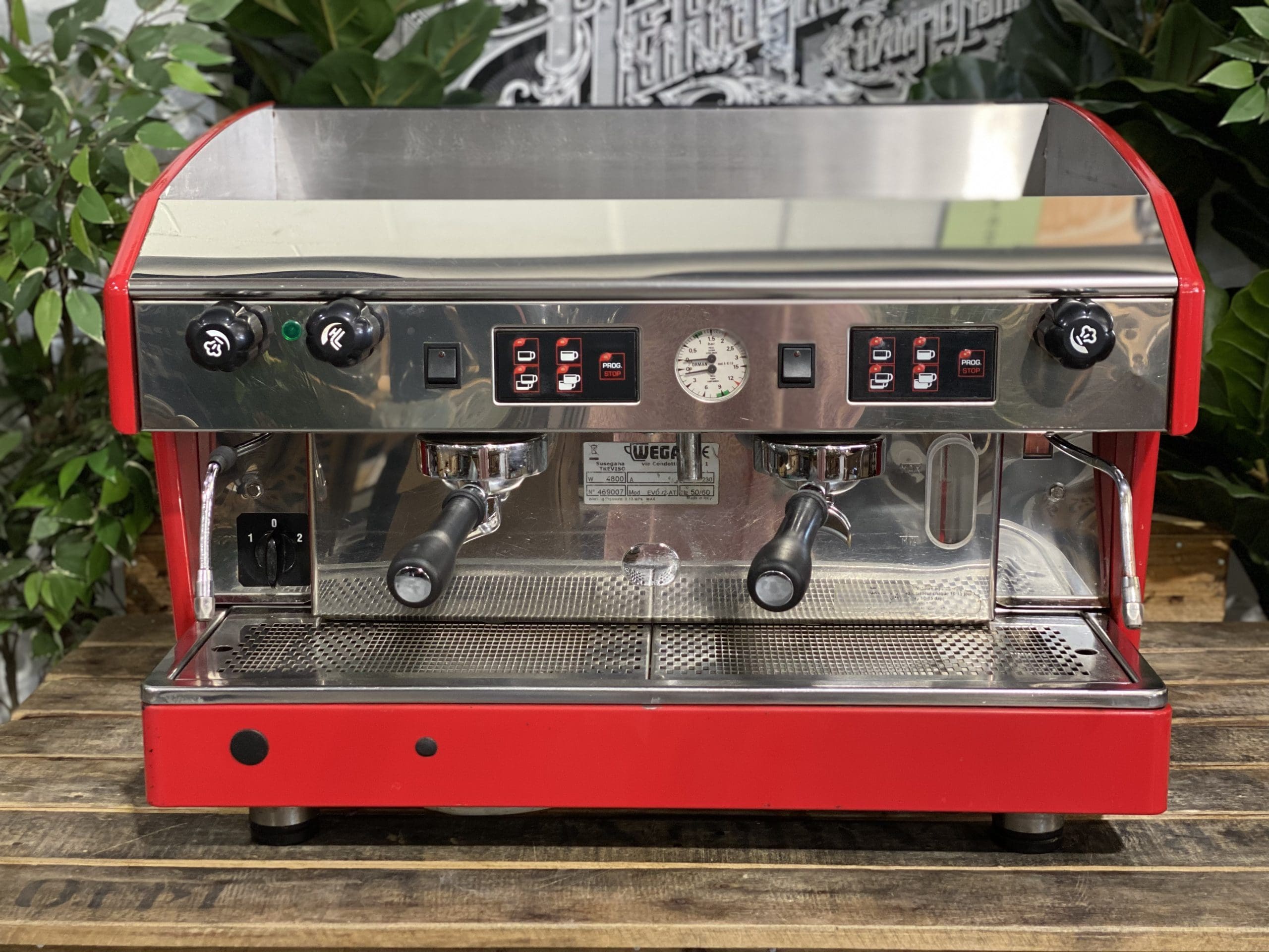 Wega-Atlas-2-Group-Red-Espresso-Coffee-Machine-1858-Princes-Highway-Clayton