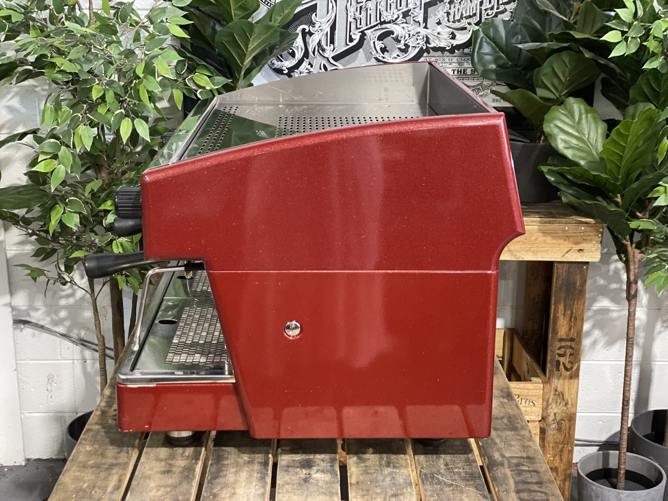 Wega Atlas EVD 2 Group Red Full Size Espresso Coffee Machine 1858 Princes Highway Clayton