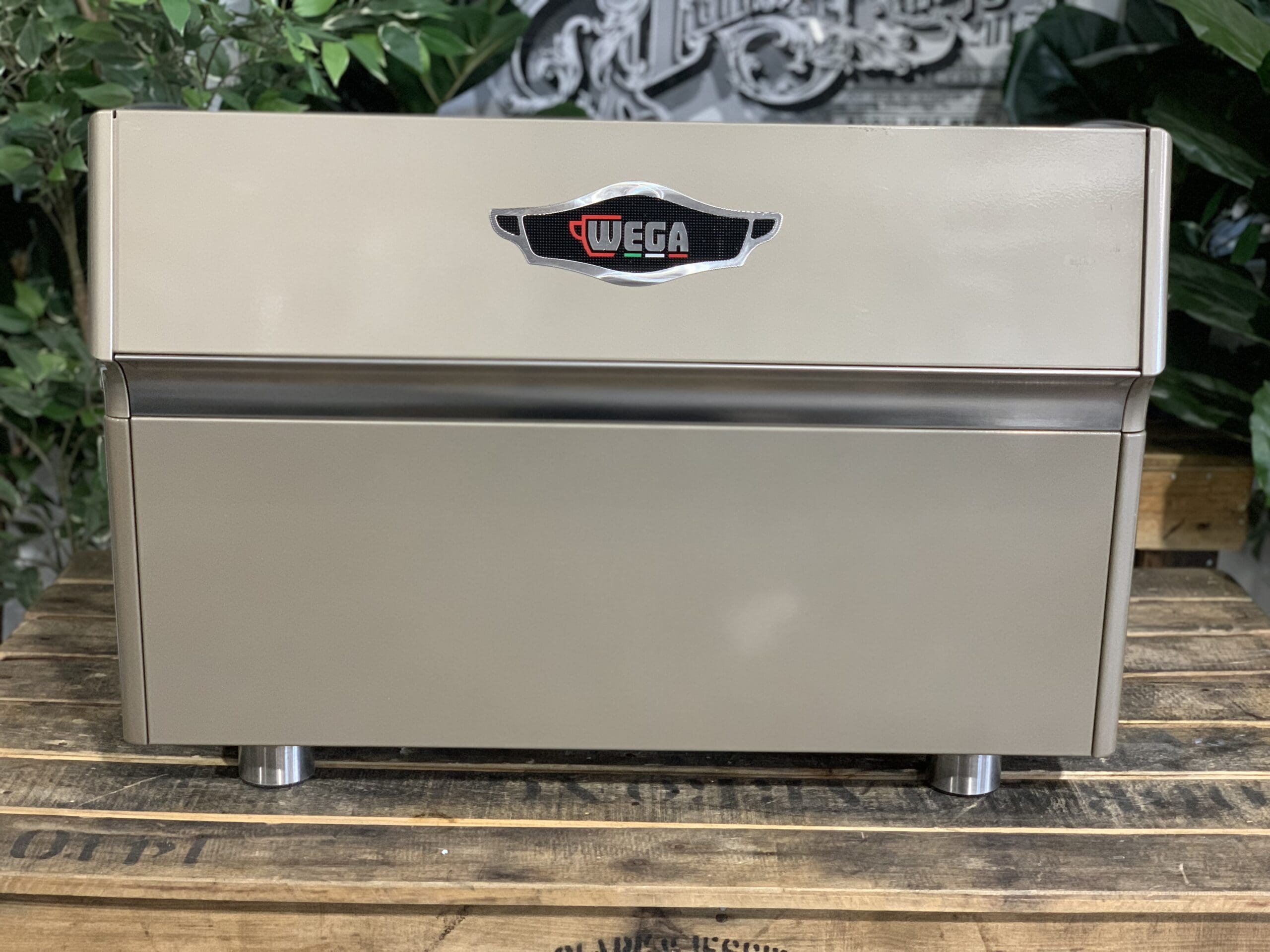 Wega Atlas EVD 2 Group New Badge Sand Espresso Coffee Machine