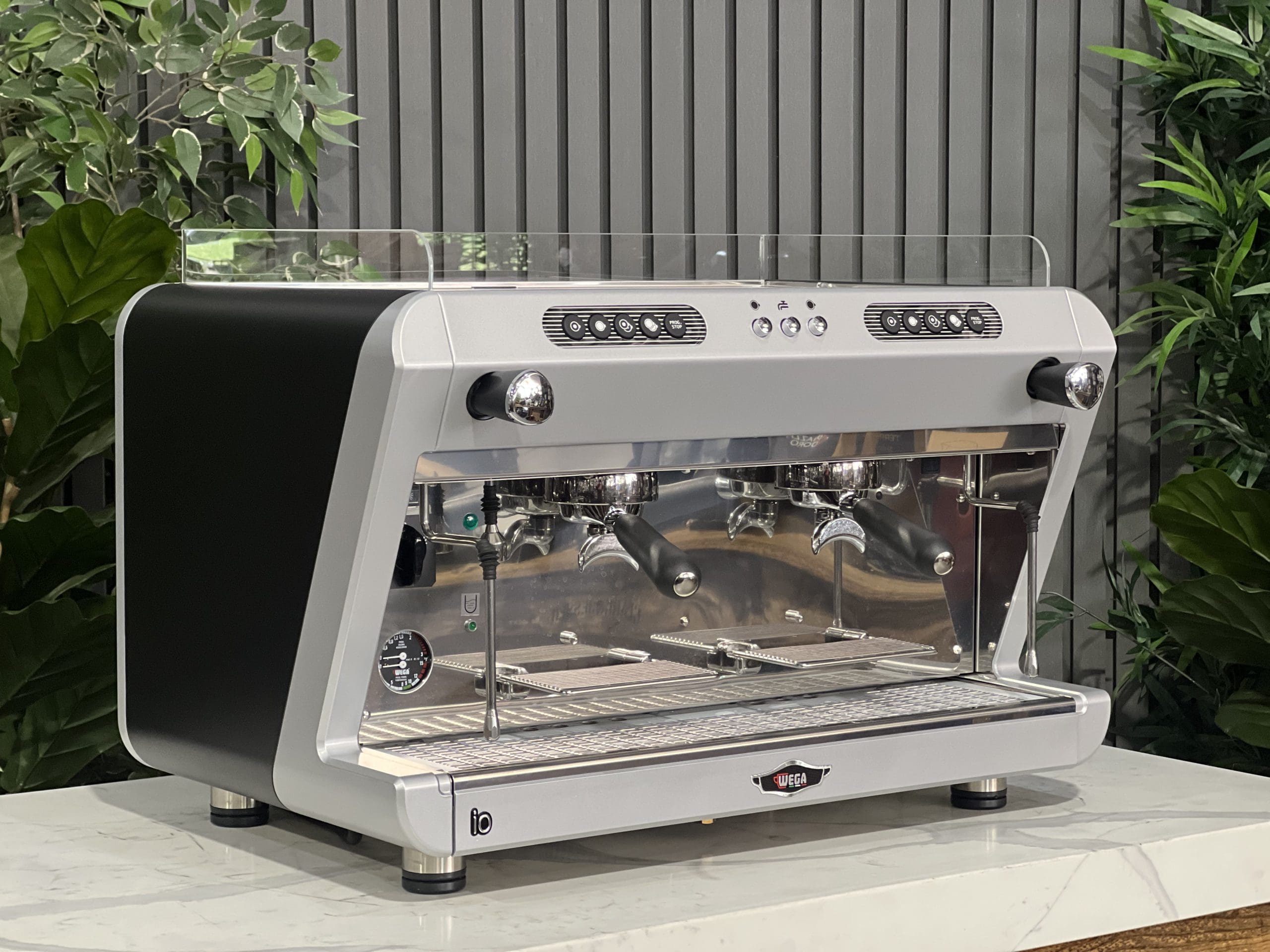 Wega IO 2 Group Black New Espresso Coffee Machine 1858 Princes Highway Clayton, VIC 3168 Coffee Machine Warehouse