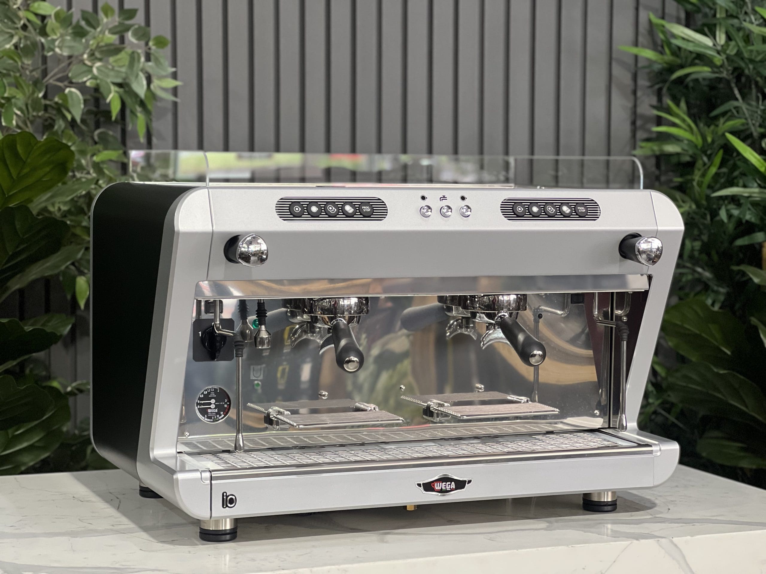 Wega IO 2 Group Black New Espresso Coffee Machine 1858 Princes Highway Clayton, VIC 3168 Coffee Machine Warehouse