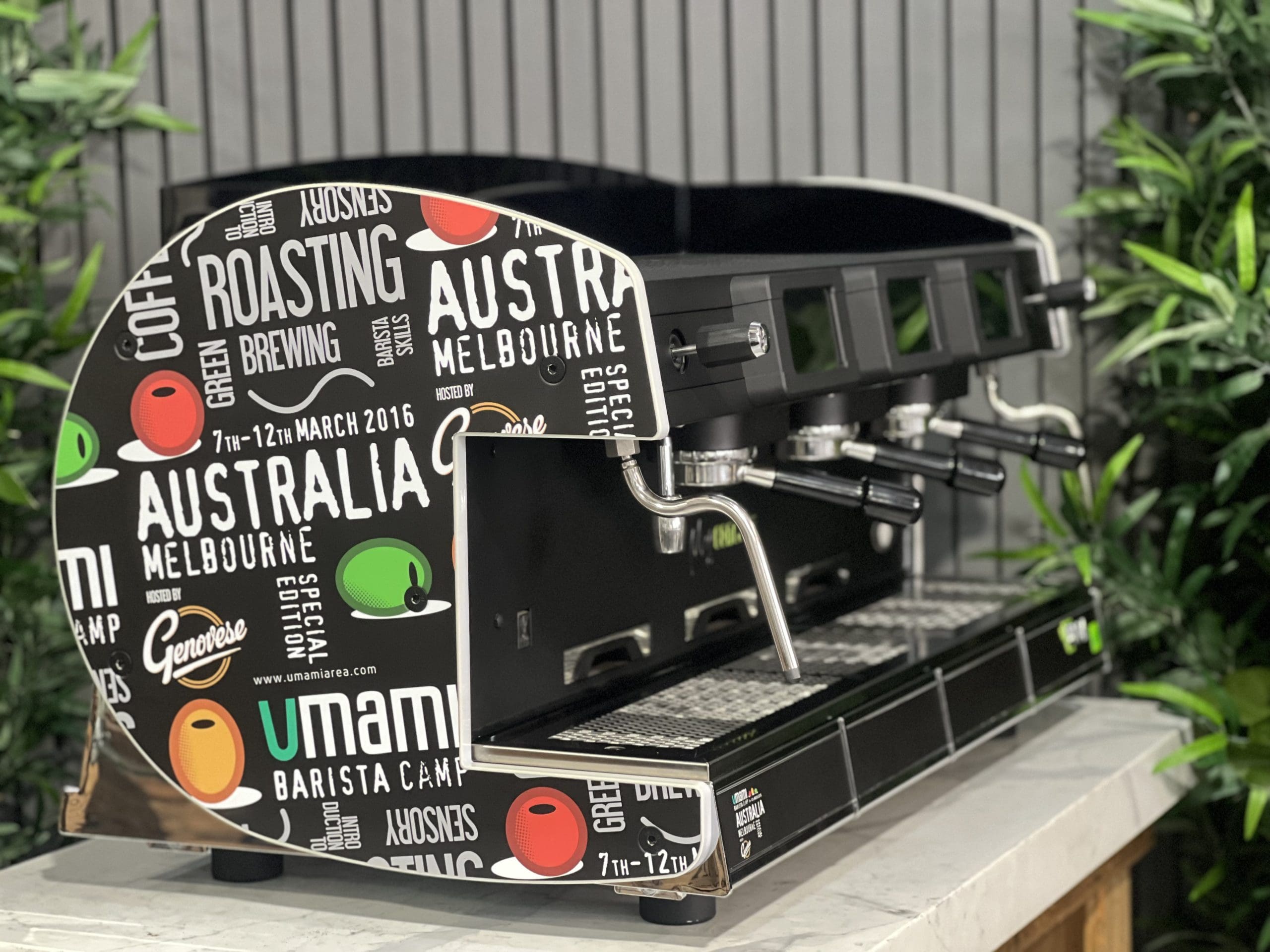 Wega MYConcept 3 Group Black Espresso Coffee Machine Warehouse 1858 Princes Highway clayton VIC 3168