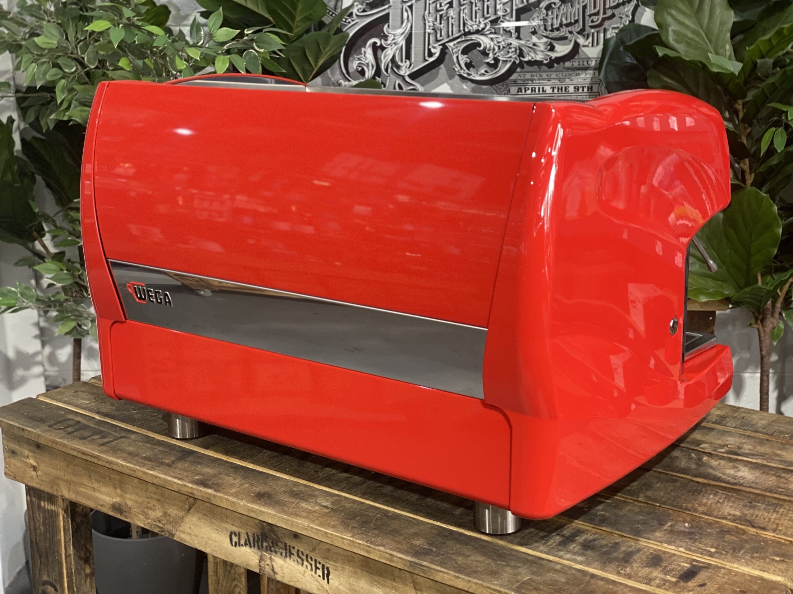 Wega-Polaris-2-Group-High-Cup-Red-Espresso-Coffee-Machine-1858-Princes-Highway-Clayton-VIC-3168-Coffee-Machine-WarehouseI