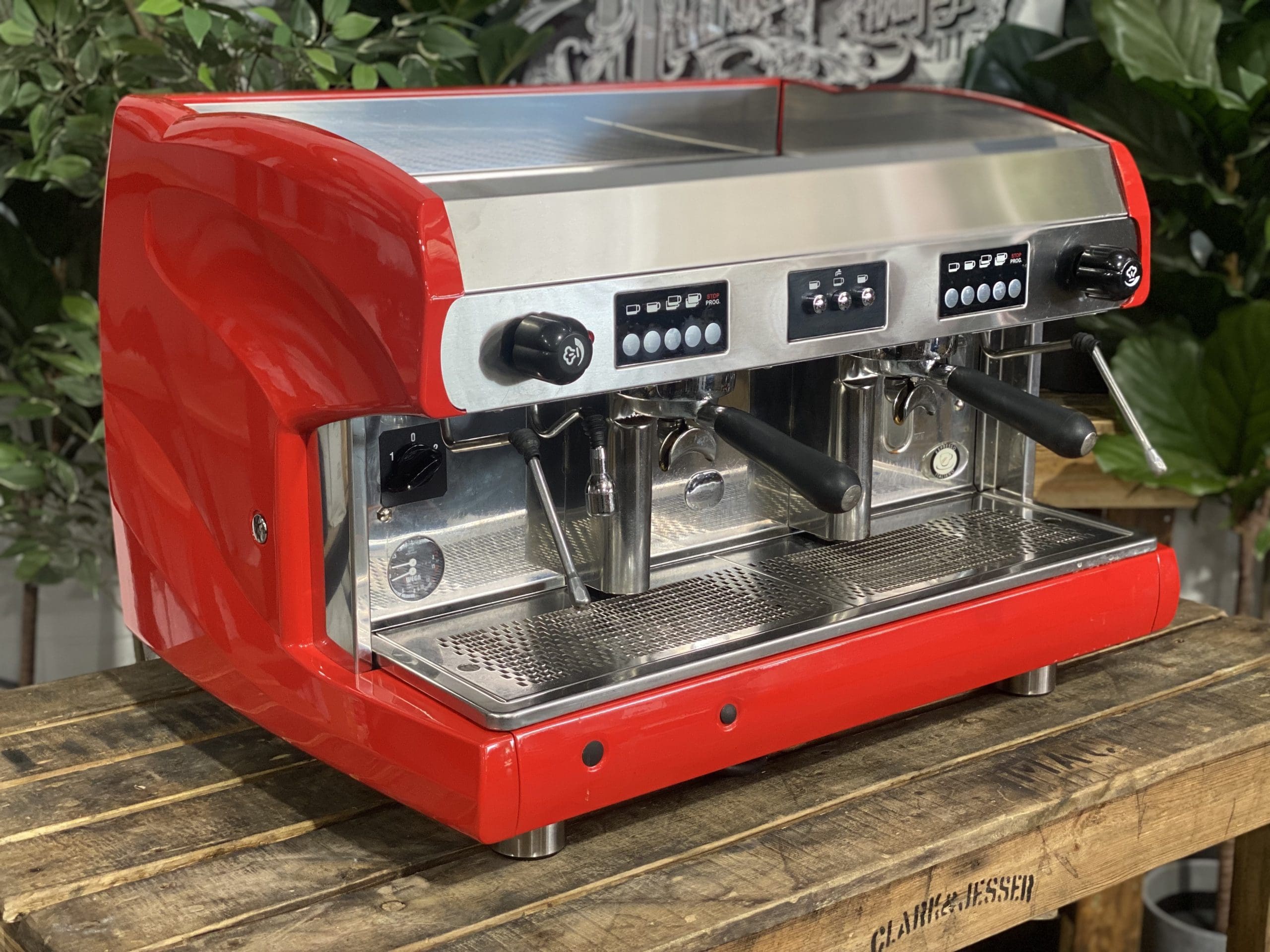 Wega-Polaris-2-Group-High-Cup-Red-Espresso-Coffee-Machine-1858-Princes-Highway-Clayton-VIC-3168-Coffee-Machine-WarehouseI