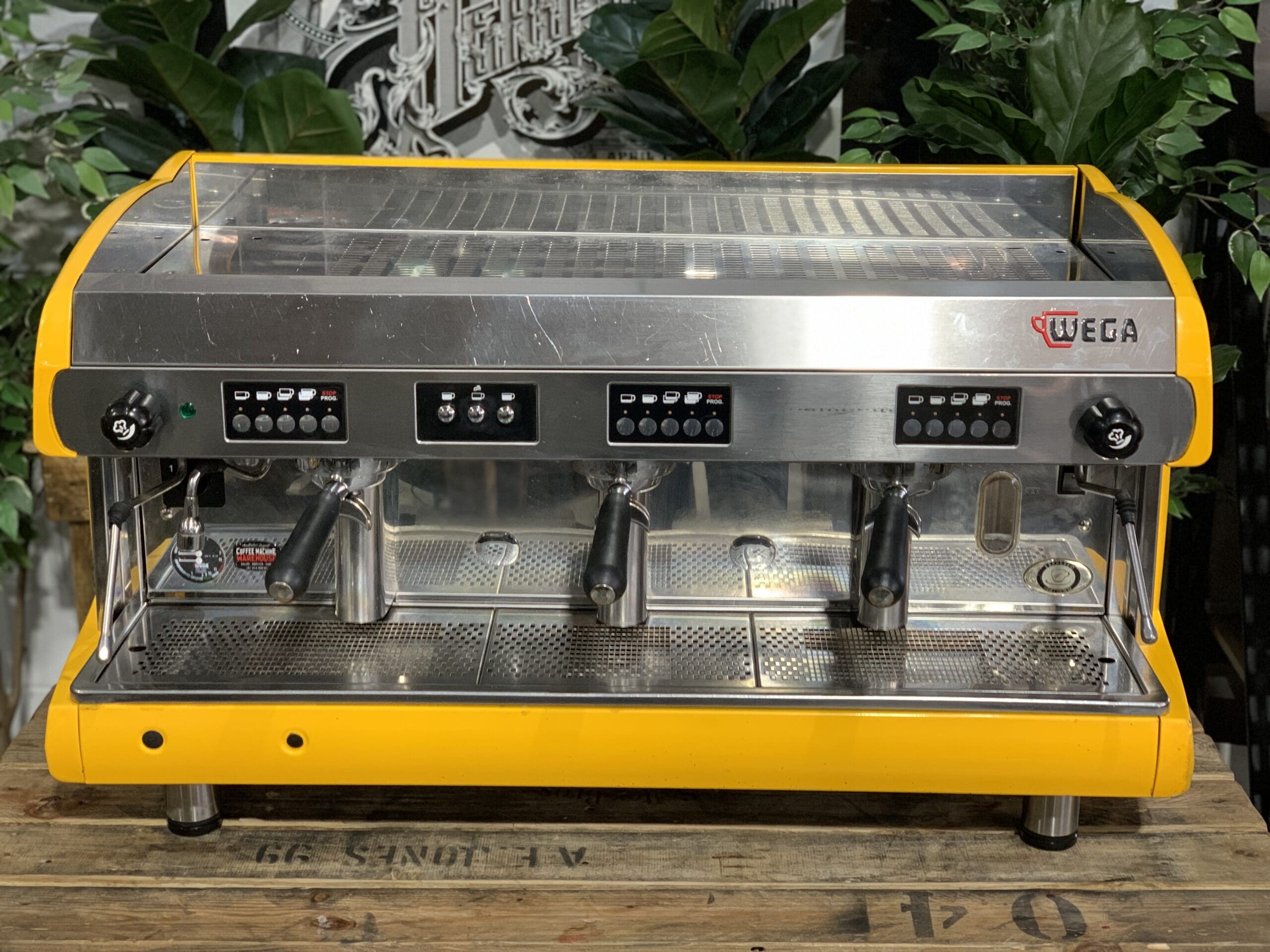 Wega Polaris 3 Group High Cup Yellow Espresso Coffee Machine 1858 Princes Highway , Clayton VIC 3168IMG_1536