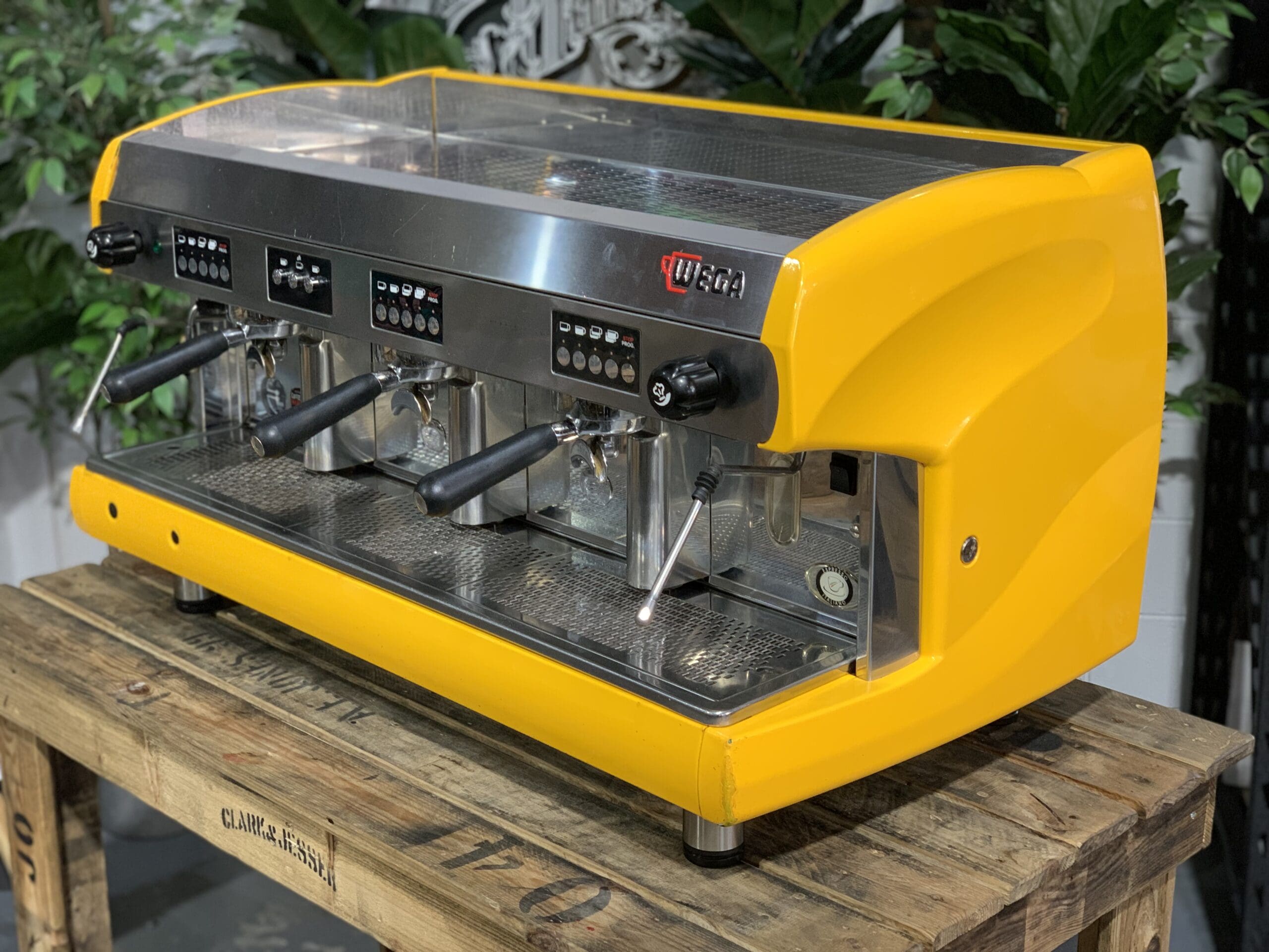 Wega Polaris 3 Group High Cup Yellow Espresso Coffee Machine 1858 Princes Highway , Clayton VIC 3168IMG_1536