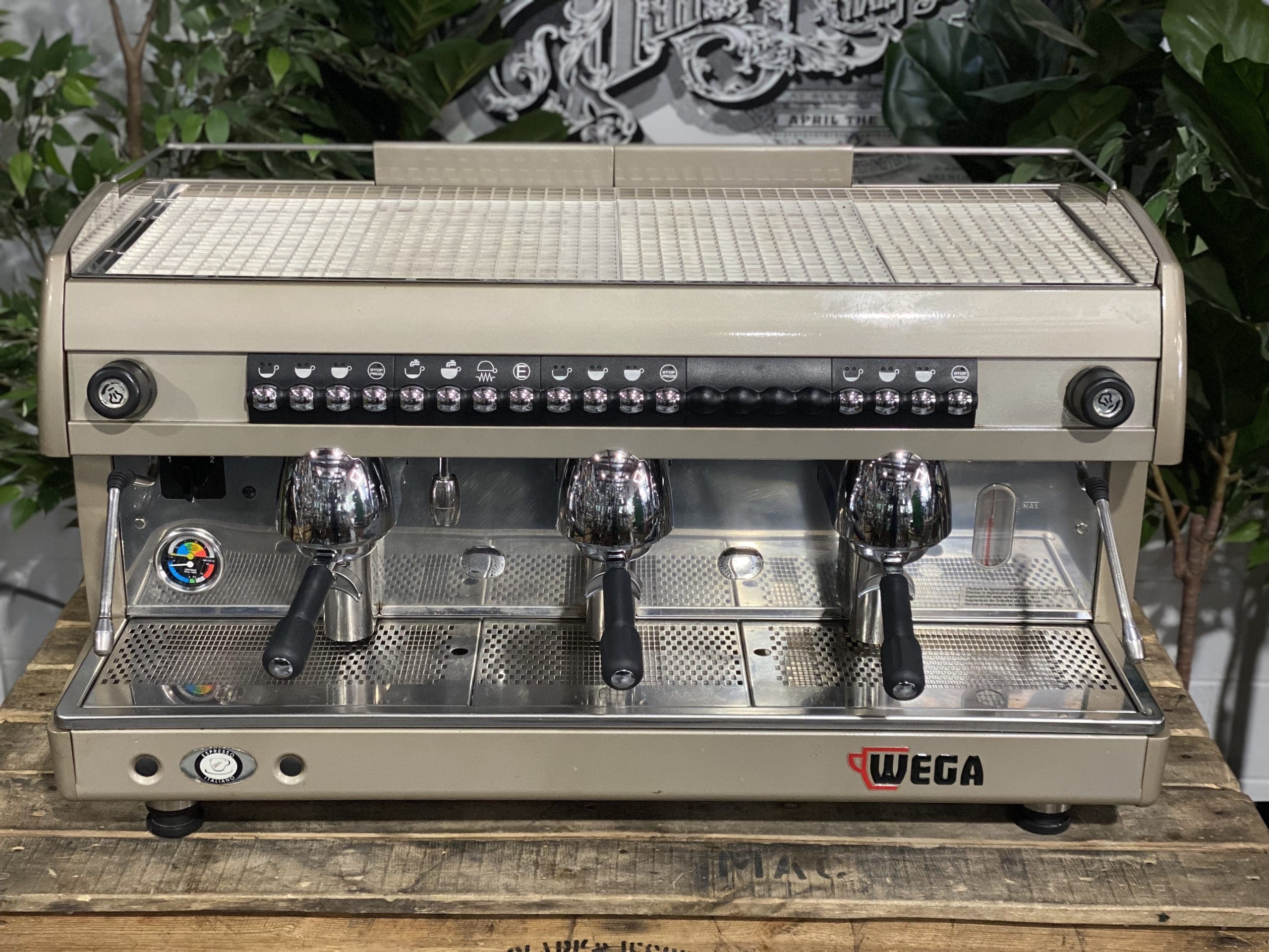 Wega Sphera 3 Group Sand Espresso Coffee Machine 1858 Princes Highway , Clayton VIC 3168 Coffee Machine Warehouse