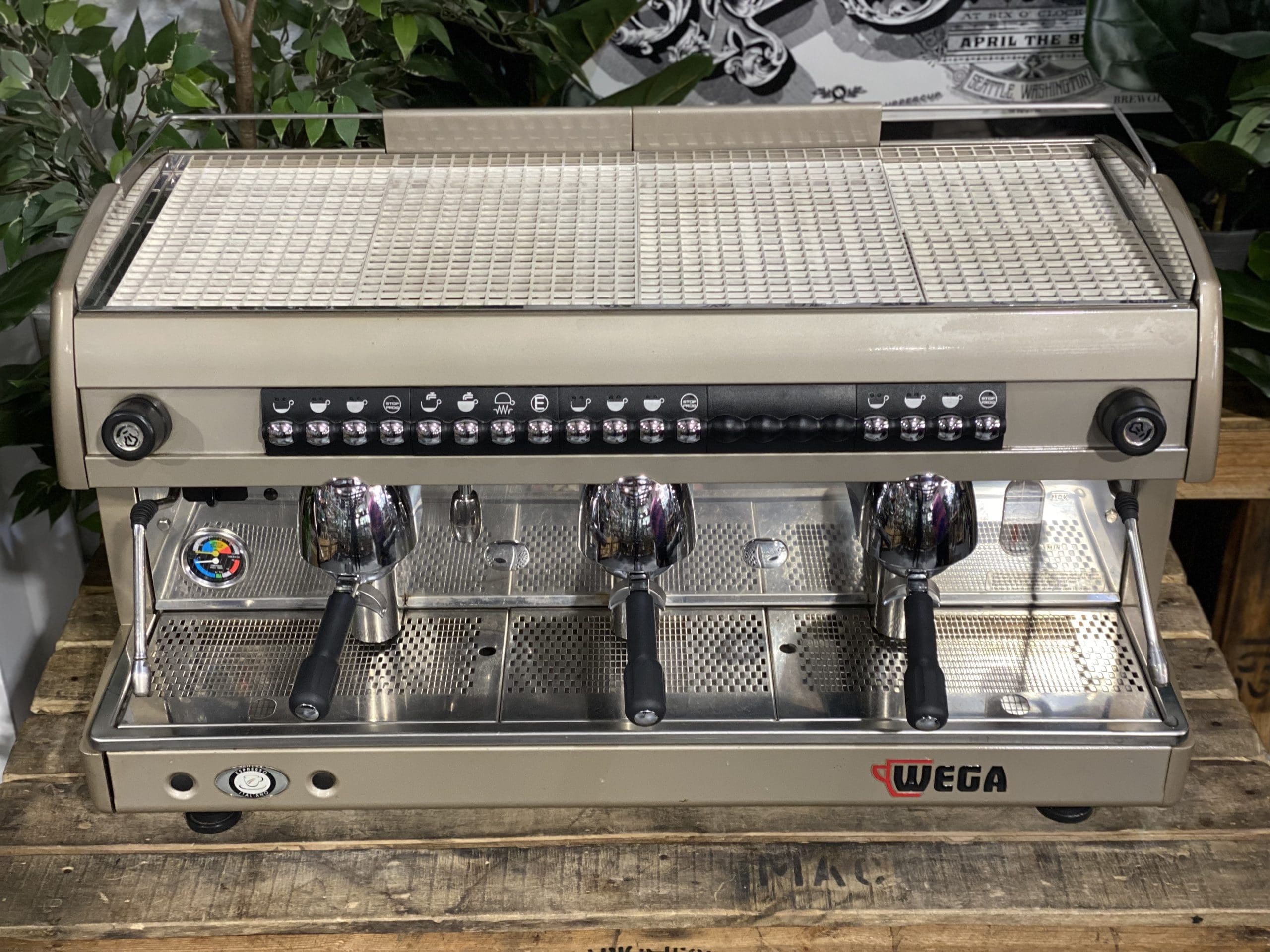 Wega Sphera 3 Group Sand Espresso Coffee Machine 1858 Princes Highway , Clayton VIC 3168 Coffee Machine Warehouse